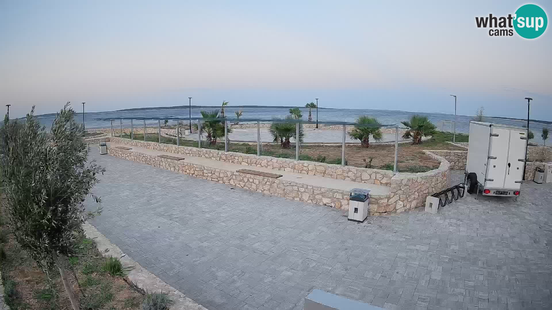 Webcam Mandre – Escenario de verano Velika điga | Isla de Pag