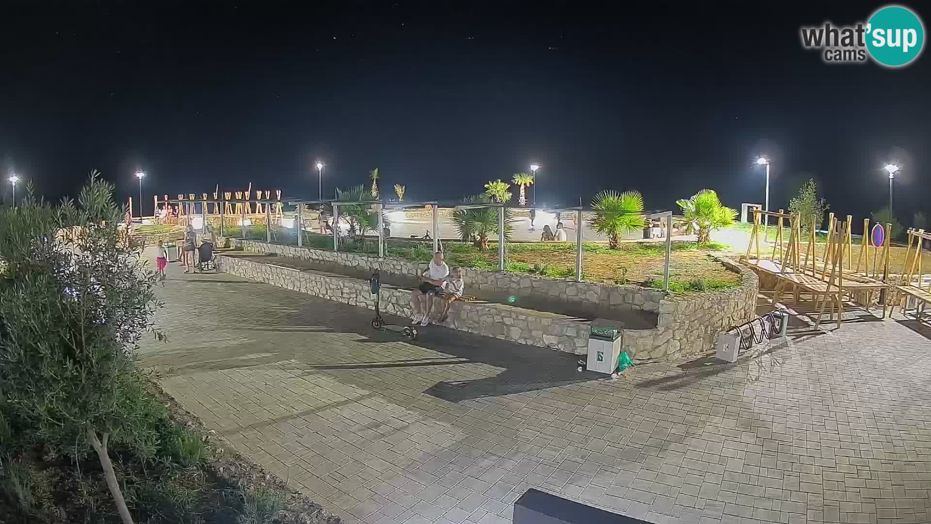 Webcam Mandre – Escenario de verano Velika điga | Isla de Pag