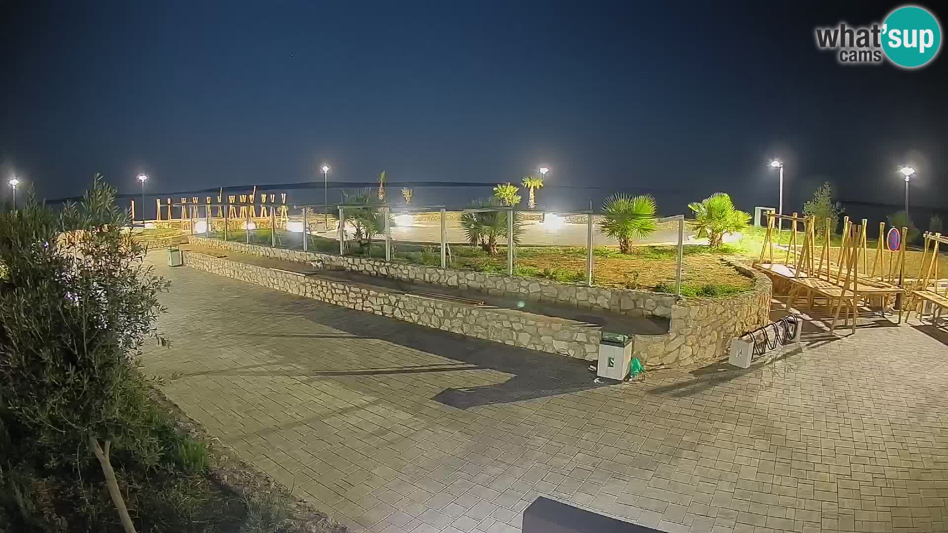 Webcam Mandre – Escenario de verano Velika điga | Isla de Pag