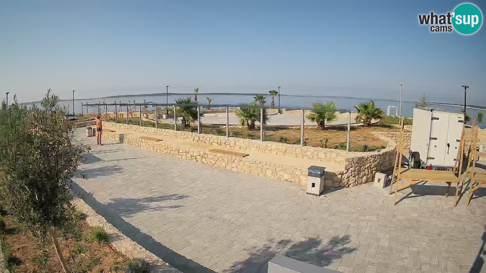Webcam Mandre – Scène estivale Velika điga | Île de Pag