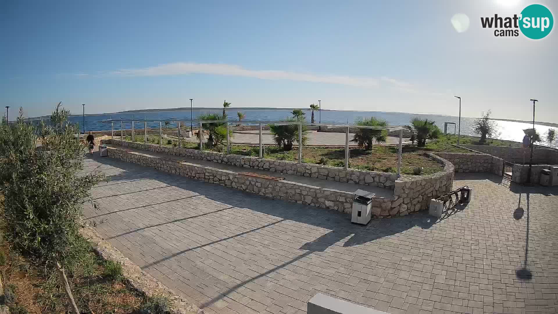Webcam Mandre – Escenario de verano Velika điga | Isla de Pag