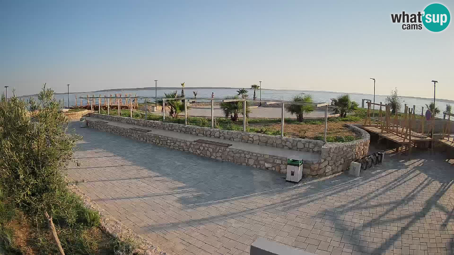 Webcam Mandre – Scène estivale Velika điga | Île de Pag