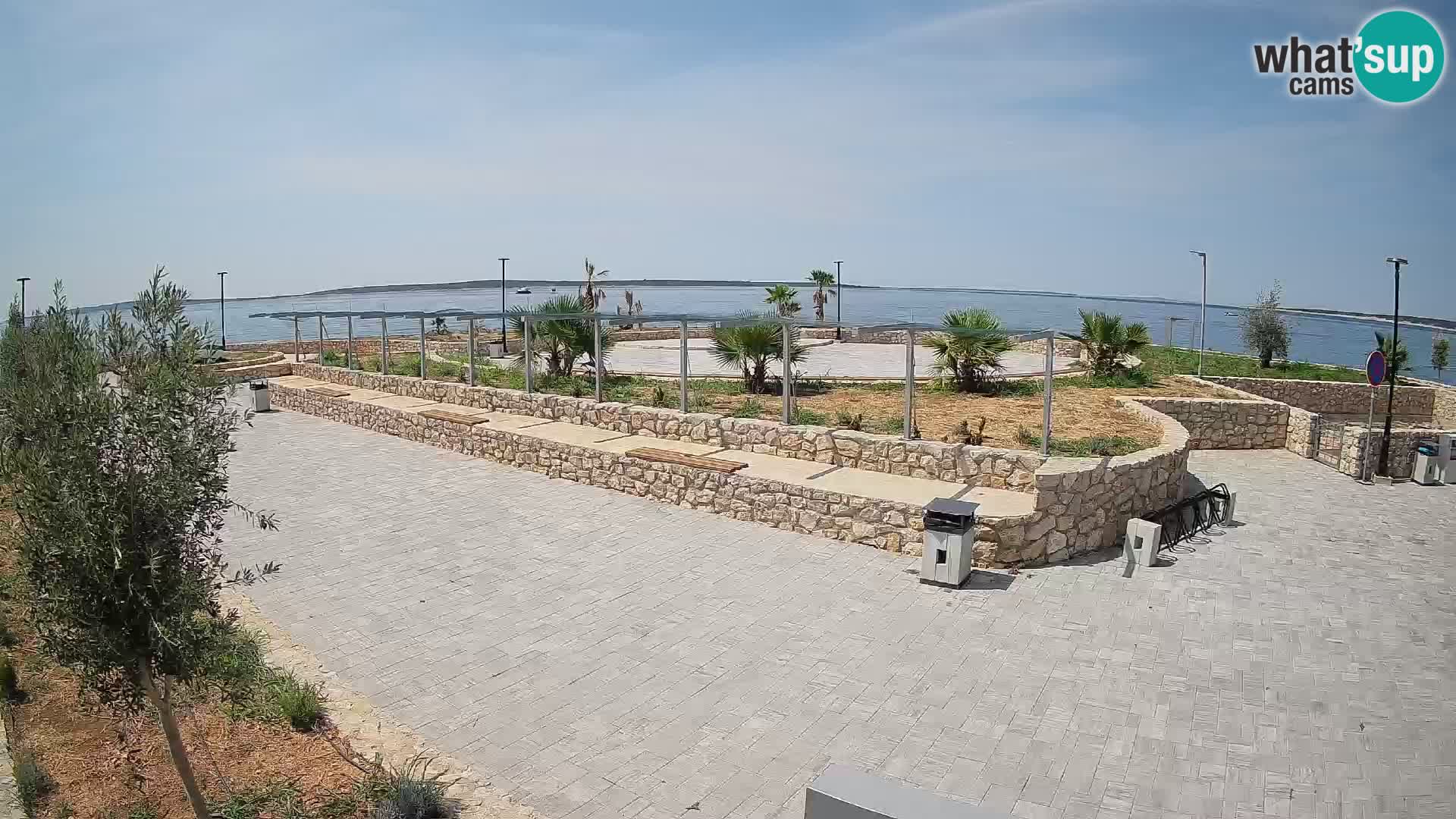 Webcam Mandre – Palco estivo Velika điga | Isola di Pag