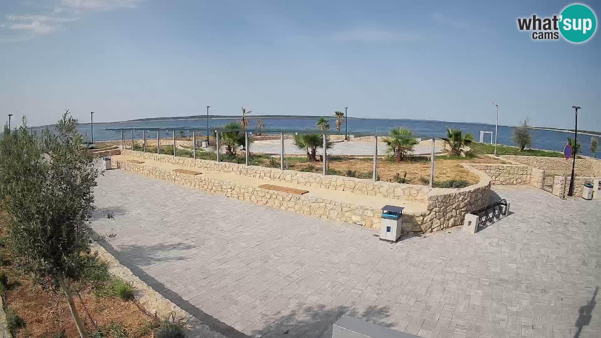 Webcam Mandre – Scène estivale Velika điga | Île de Pag
