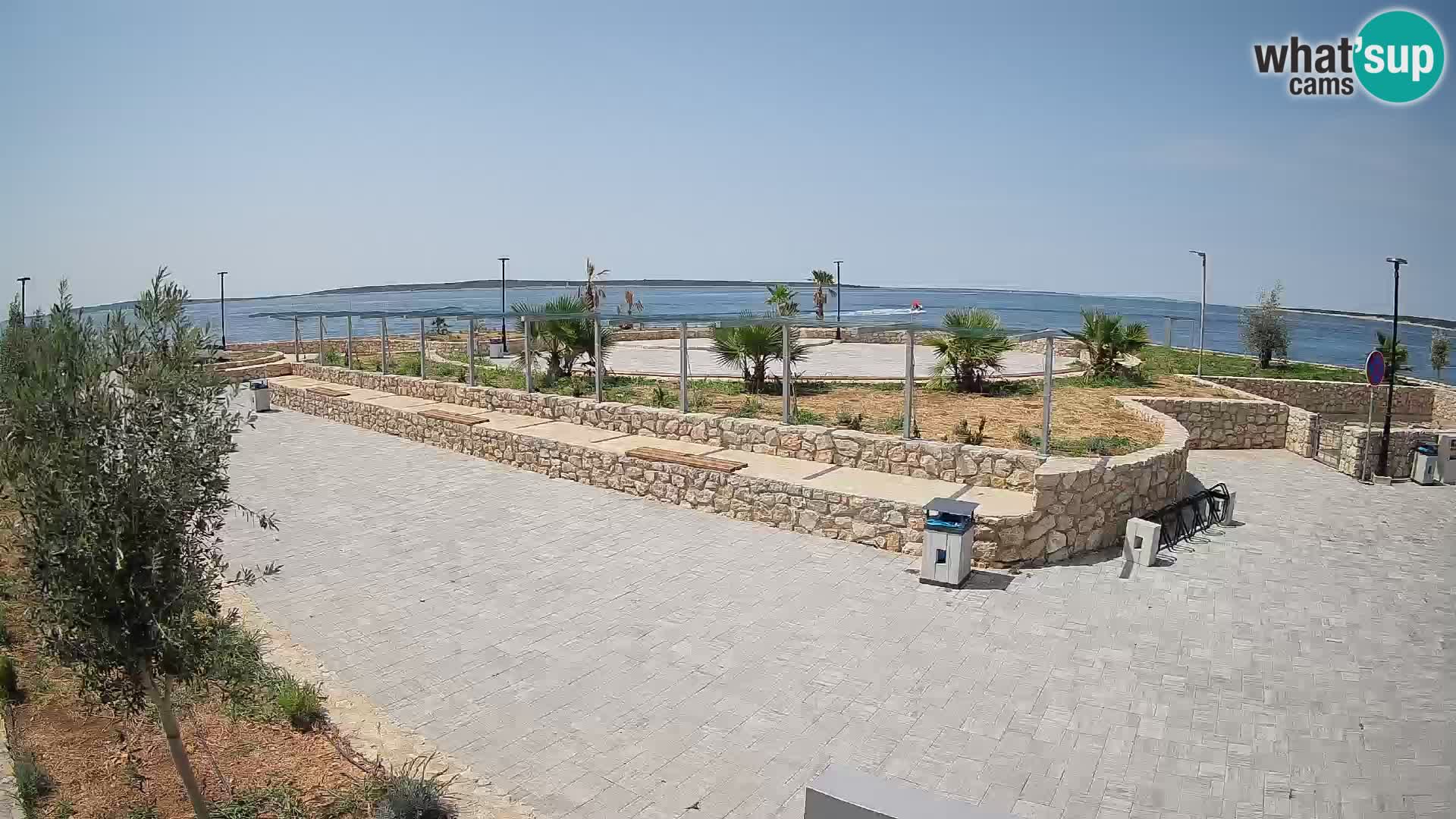 Webcam Mandre – Escenario de verano Velika điga | Isla de Pag