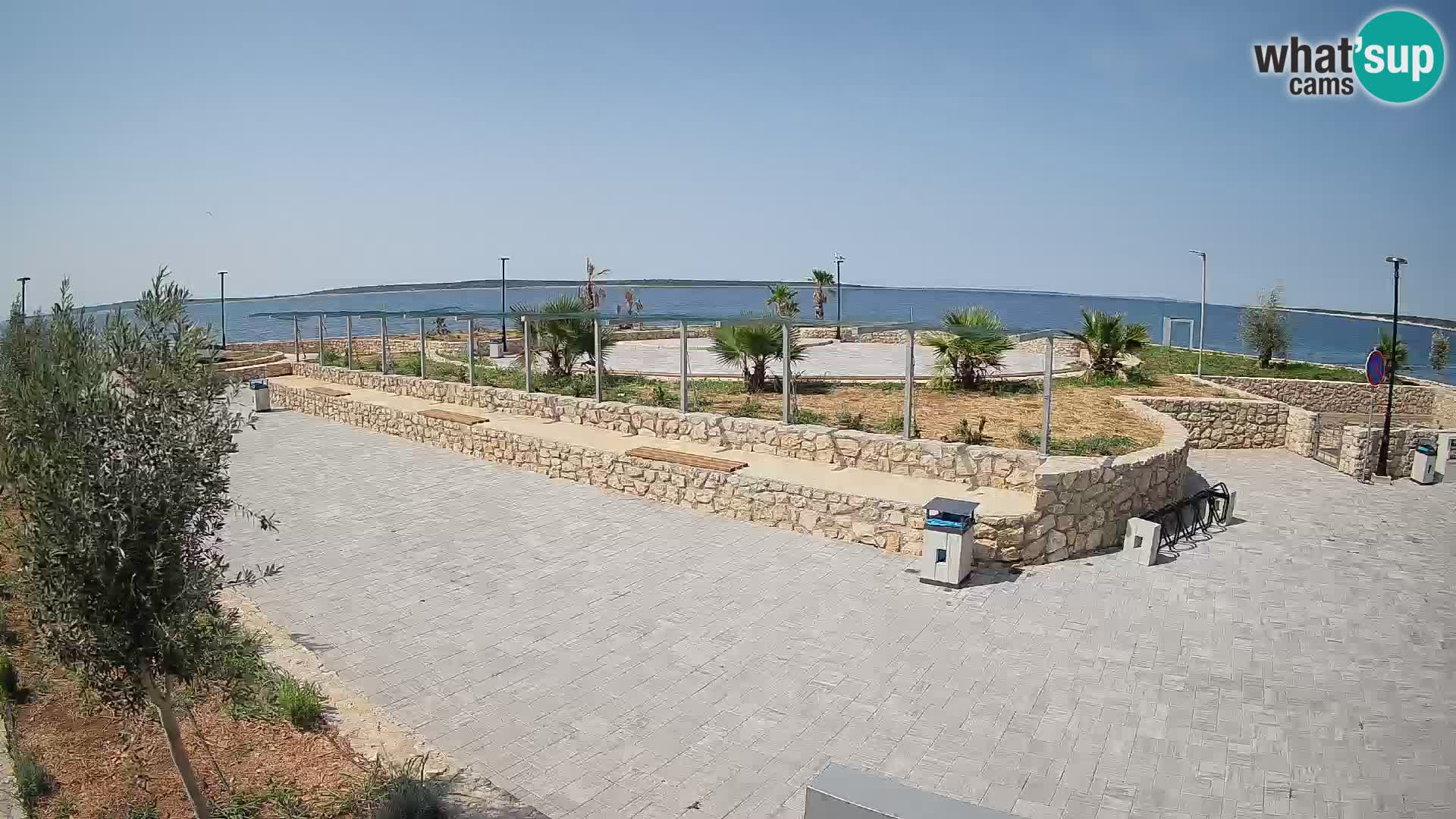 Webcam Mandre – Scène estivale Velika điga | Île de Pag