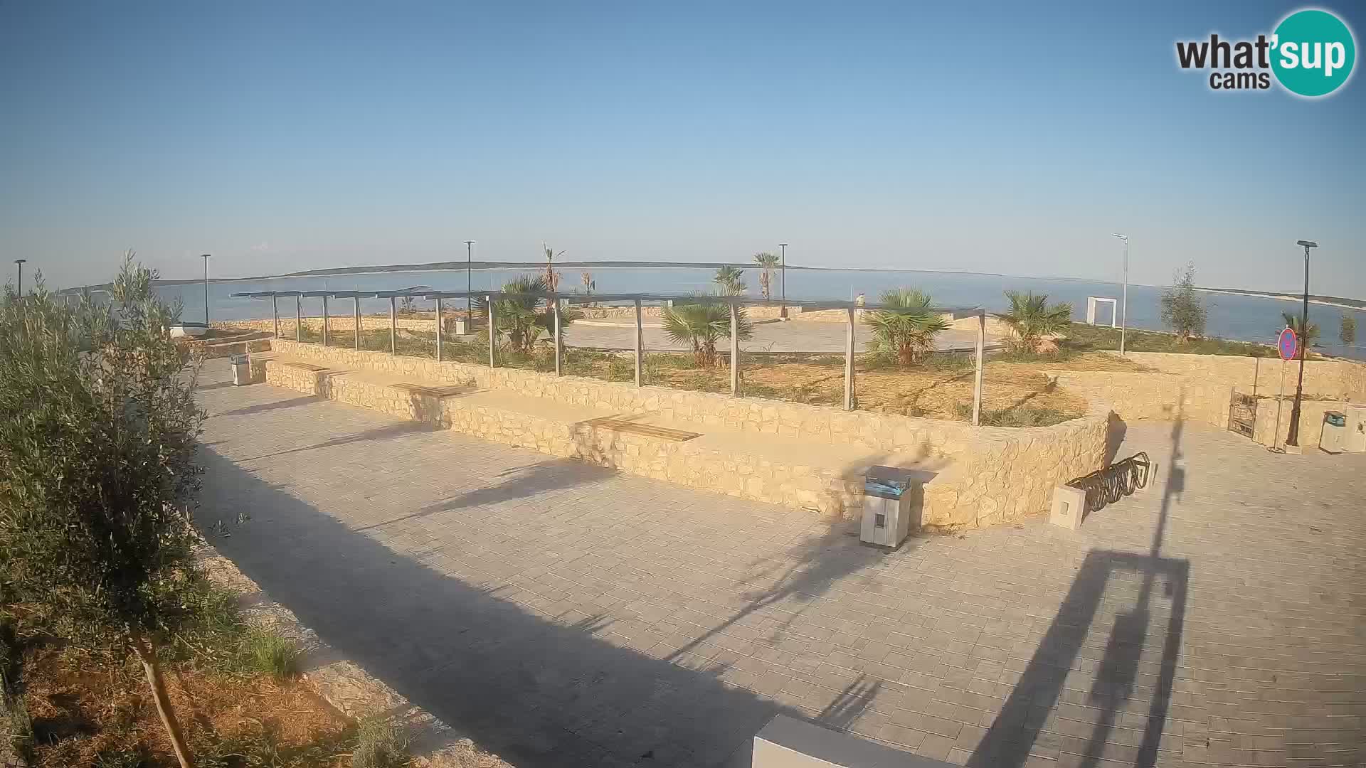 Webcam Mandre – Escenario de verano Velika điga | Isla de Pag