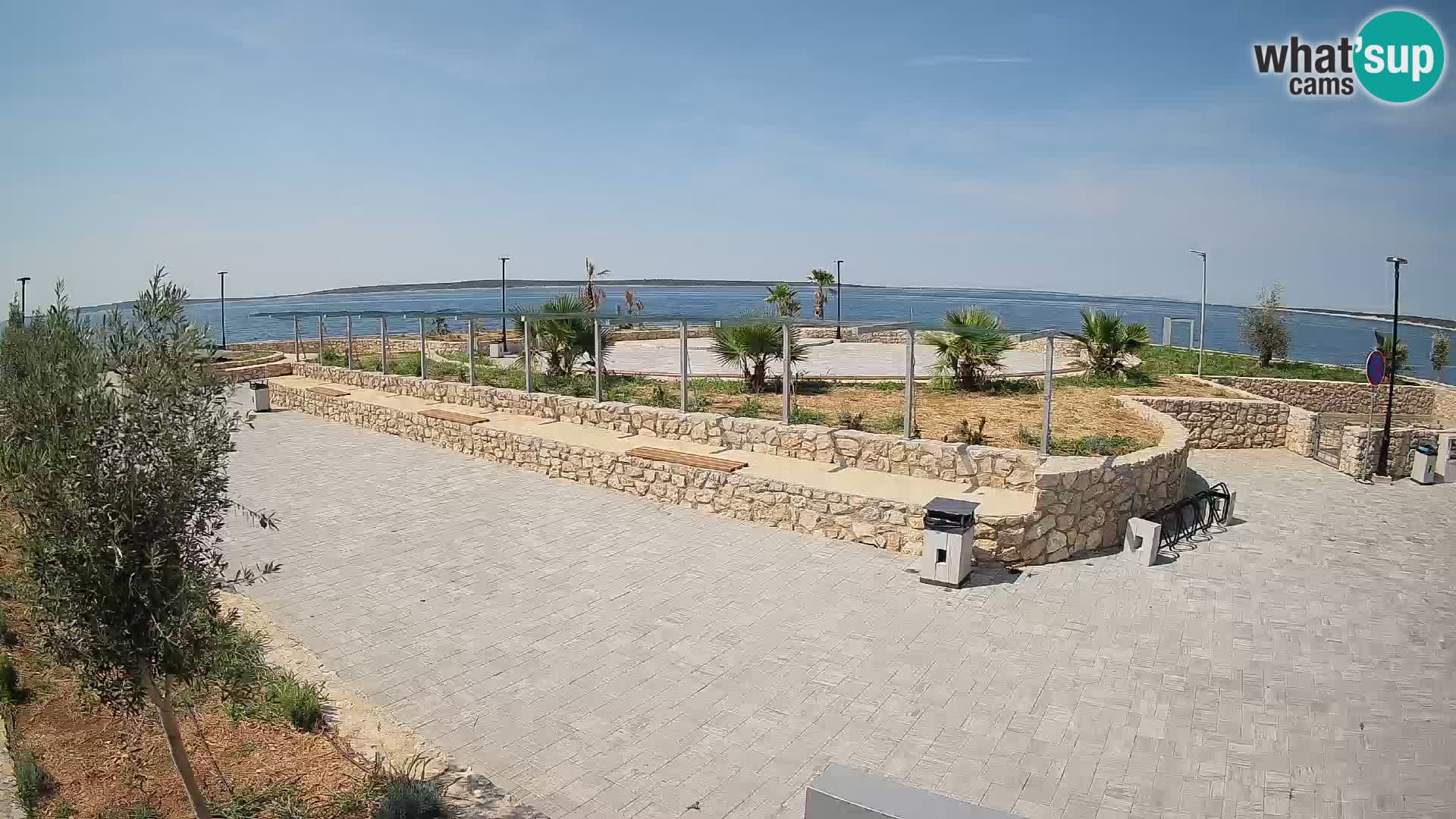 Webcam Mandre – Escenario de verano Velika điga | Isla de Pag