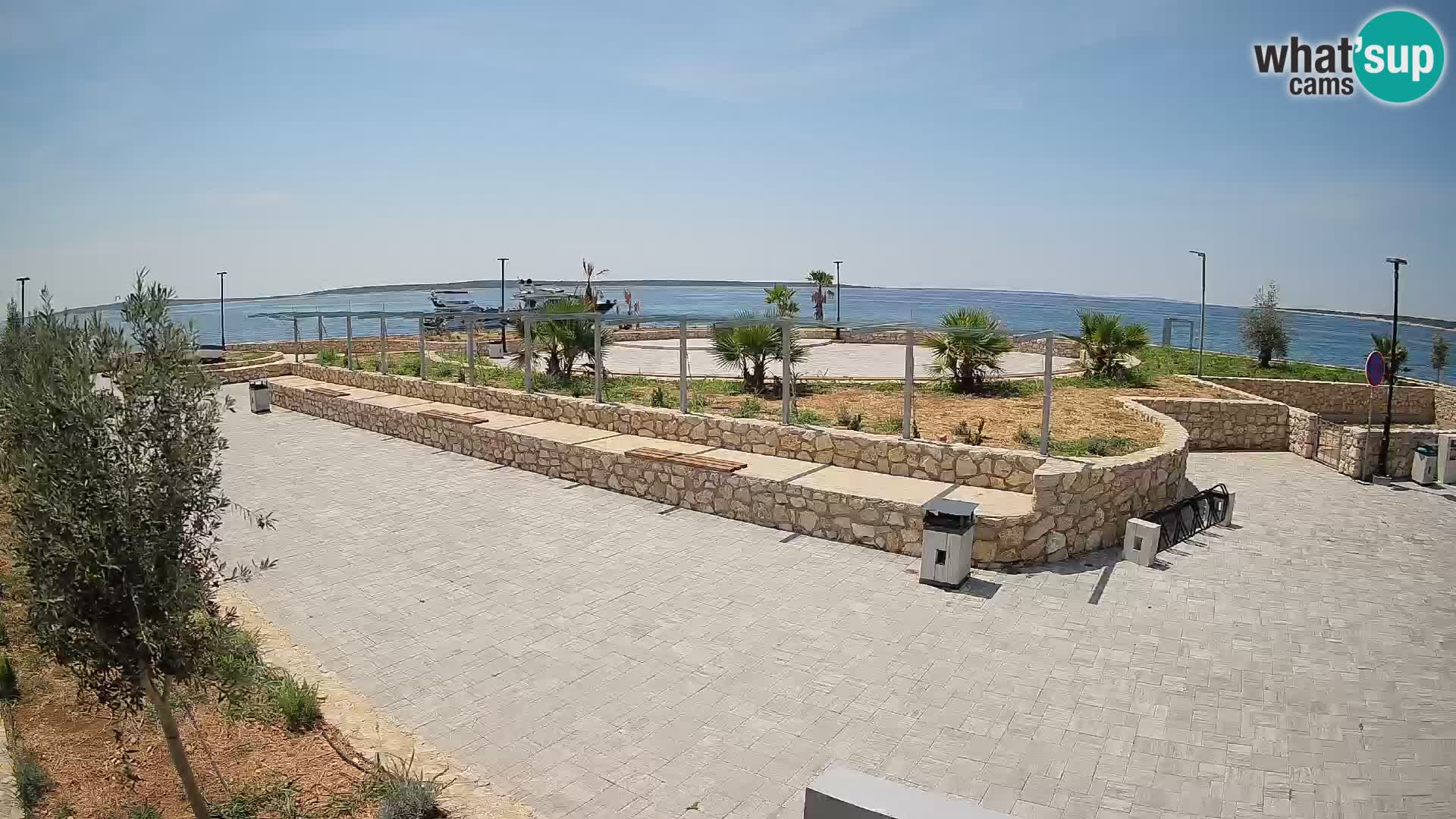 Webcam Mandre – Scène estivale Velika điga | Île de Pag