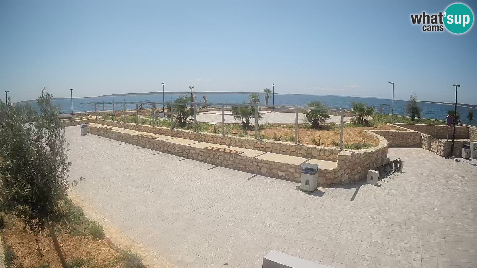 Mandre Summer Stage Webcam – Velika điga | Pag Island