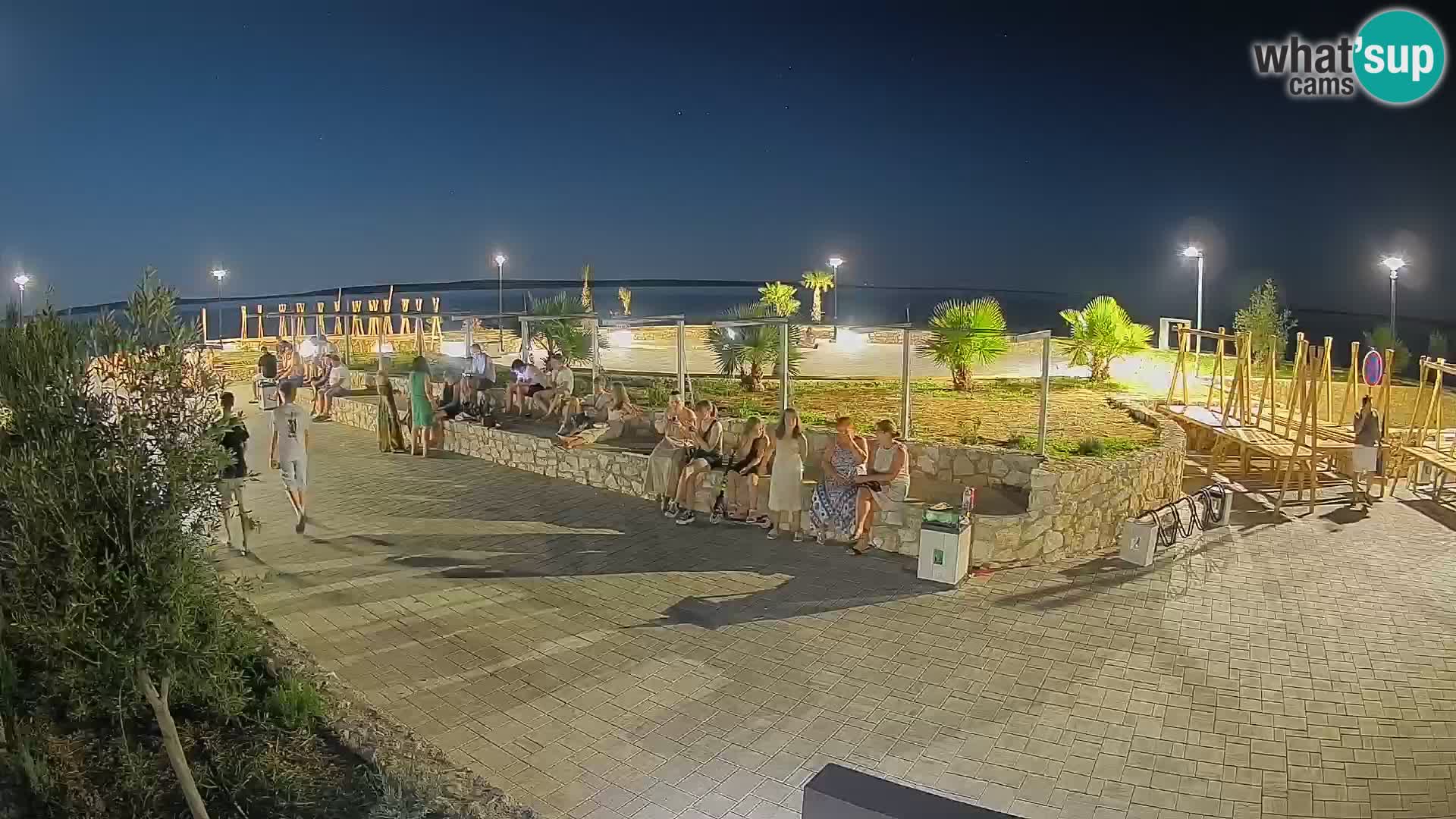Webcam Mandre – Scène estivale Velika điga | Île de Pag