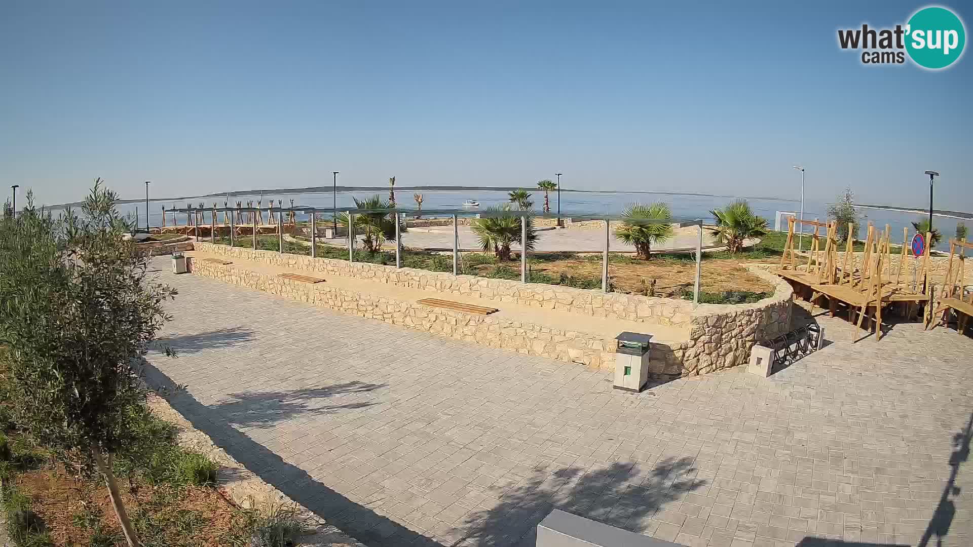 Webcam Mandre – Scène estivale Velika điga | Île de Pag