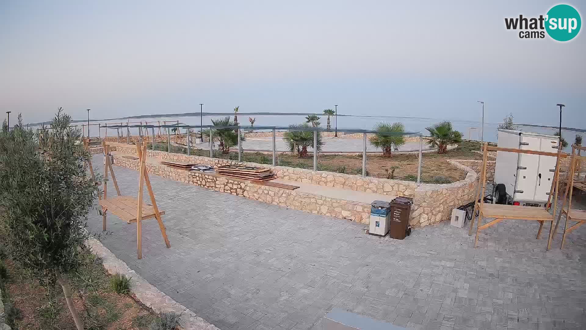 Webcam Mandre – Escenario de verano Velika điga | Isla de Pag