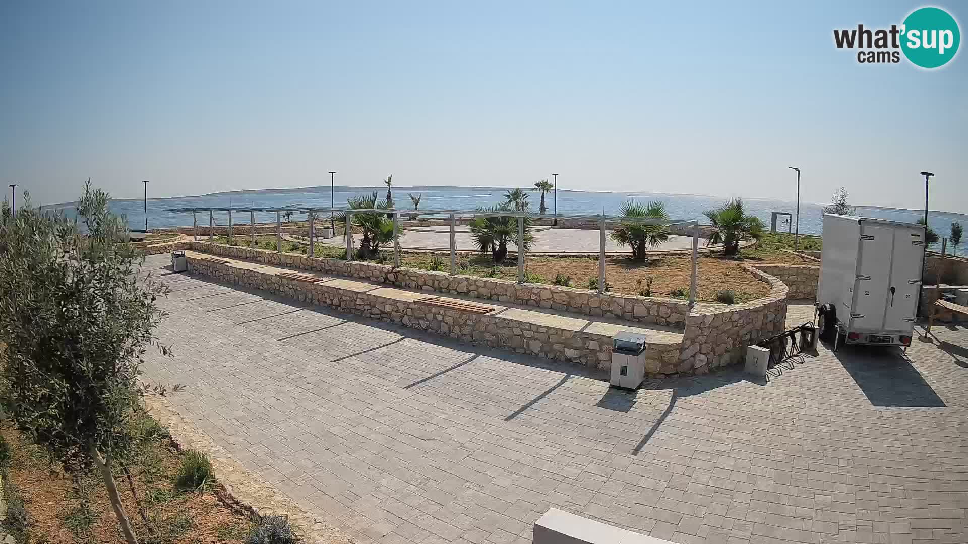 Webcam Mandre – Scène estivale Velika điga | Île de Pag