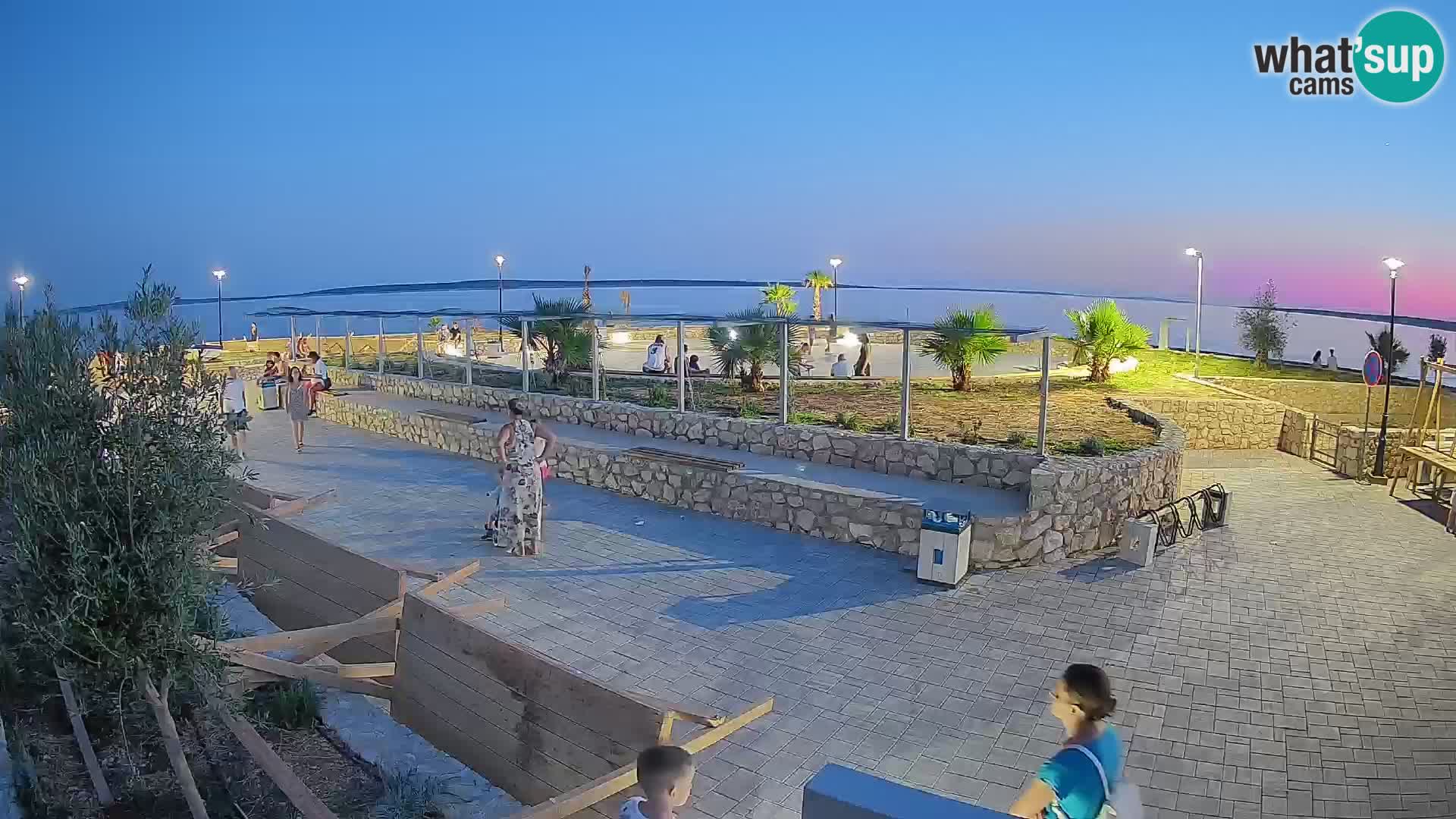 Webcam Mandre – Scène estivale Velika điga | Île de Pag