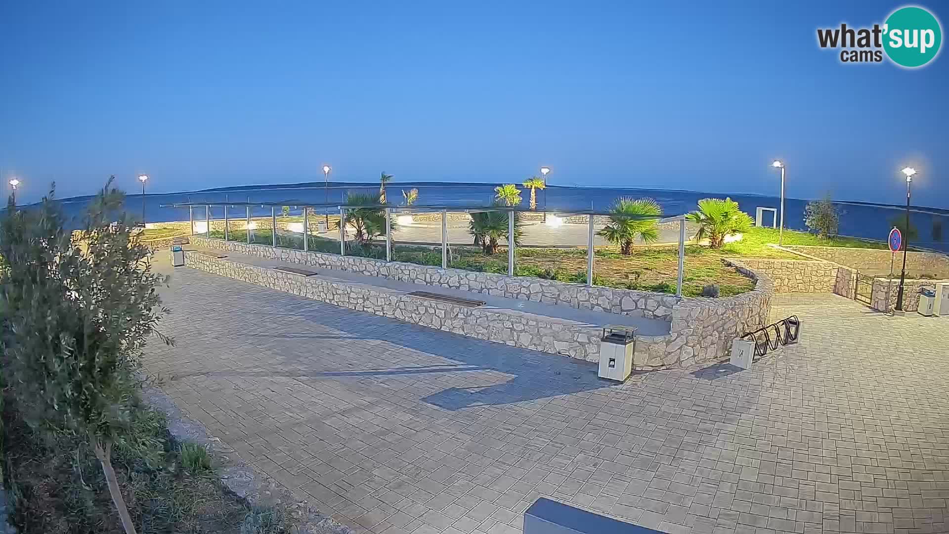 Webcam Mandre – Escenario de verano Velika điga | Isla de Pag