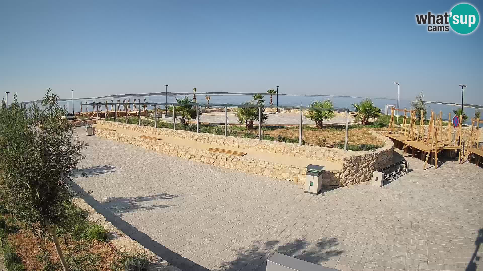 Mandre Summer Stage Webcam – Velika điga | Pag Island