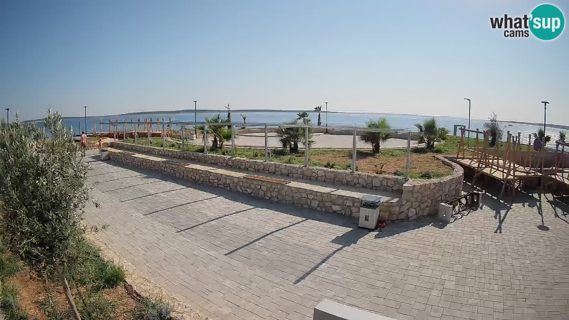 Webcam Mandre – Escenario de verano Velika điga | Isla de Pag