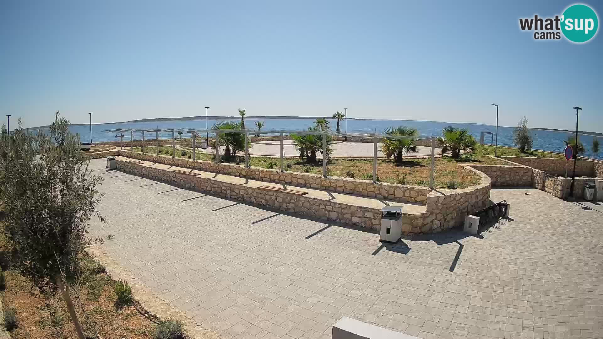 Mandre Summer Stage Webcam – Velika điga | Pag Island