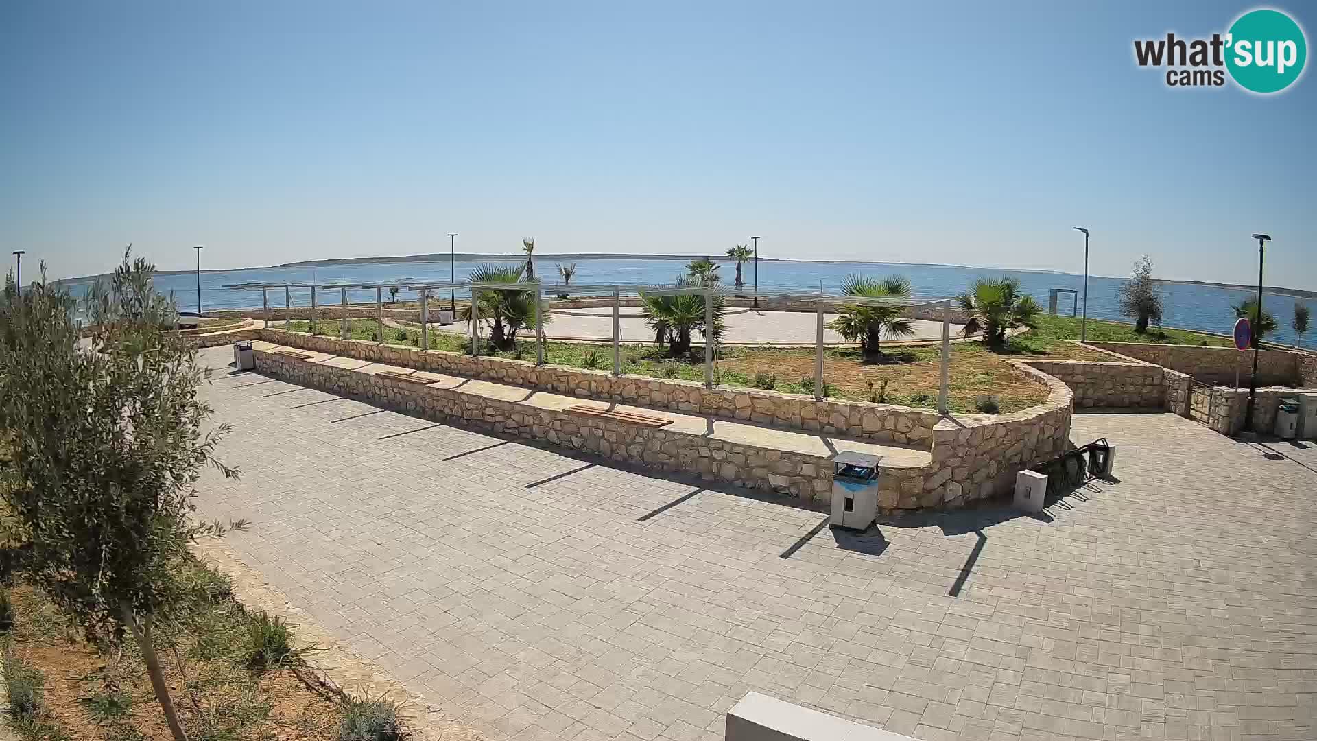 Webcam Mandre – Scène estivale Velika điga | Île de Pag