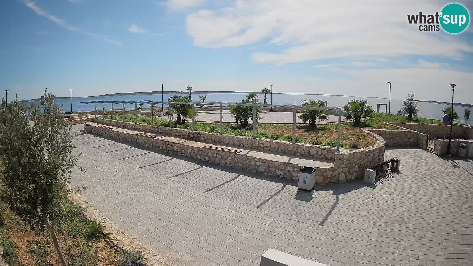 Webcam Mandre – Scène estivale Velika điga | Île de Pag
