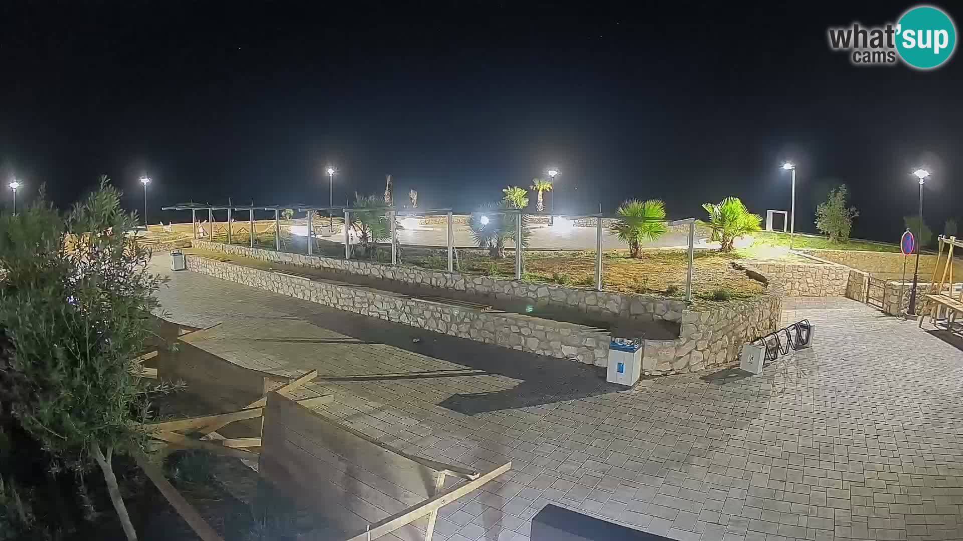 Mandre Summer Stage Webcam – Velika điga | Pag Island