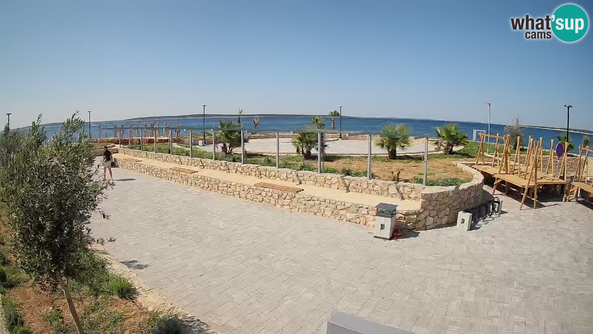 Mandre Summer Stage Webcam – Velika điga | Pag Island