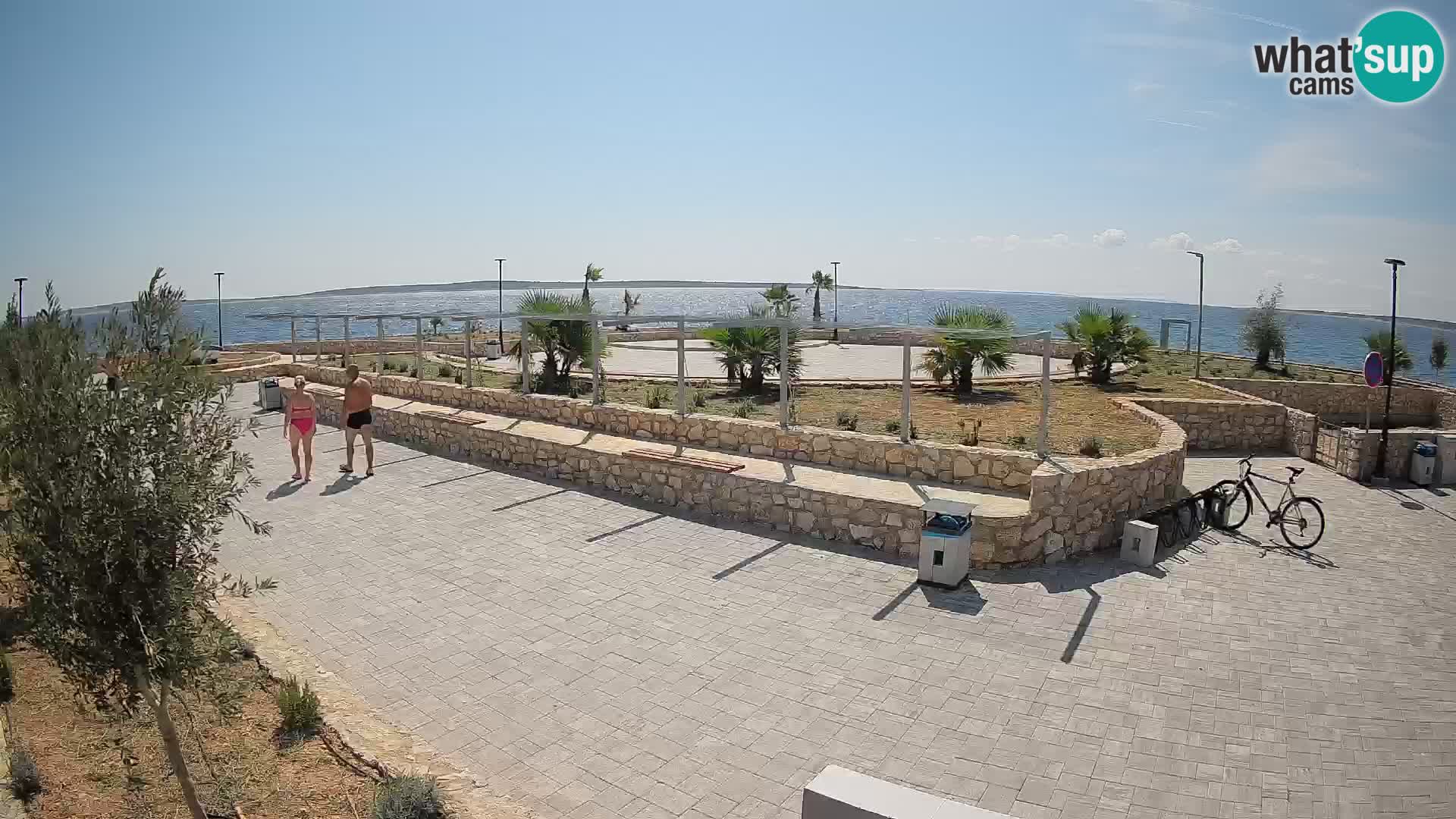 Webcam Mandre – Scène estivale Velika điga | Île de Pag