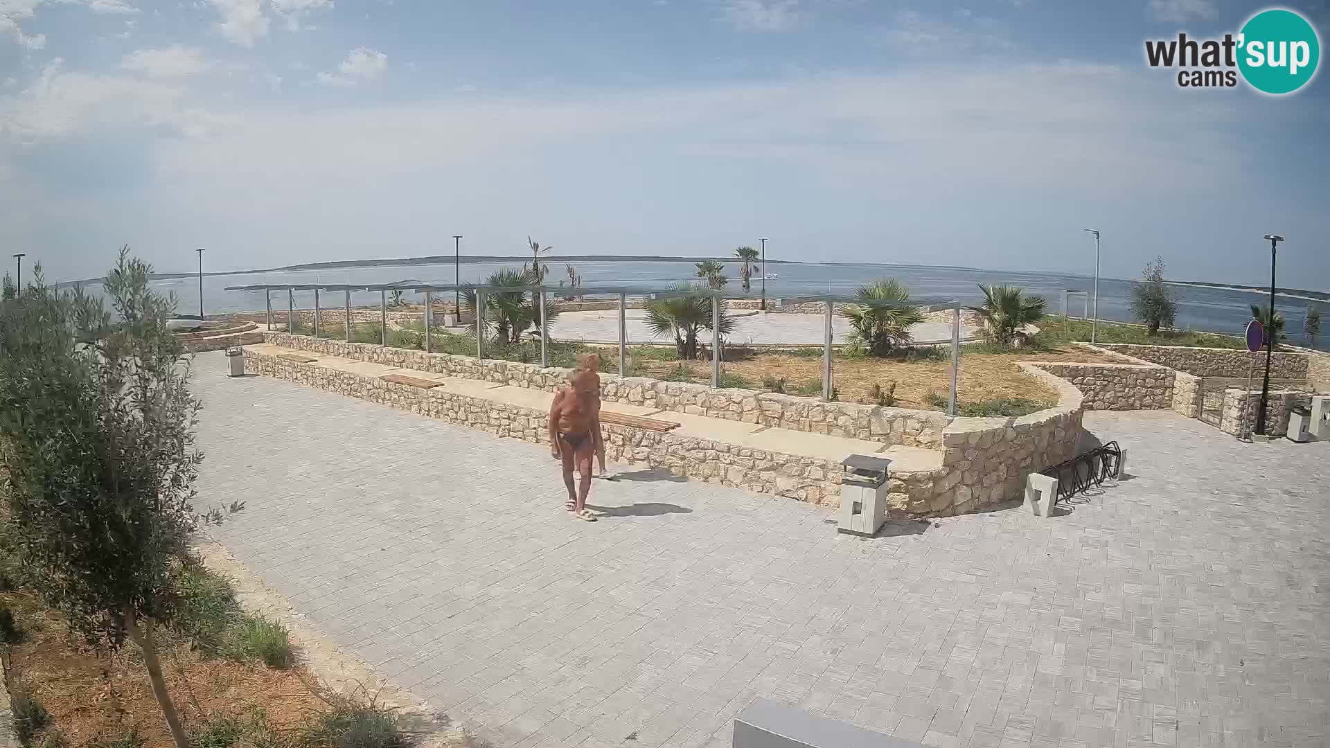 Webcam Mandre – Escenario de verano Velika điga | Isla de Pag