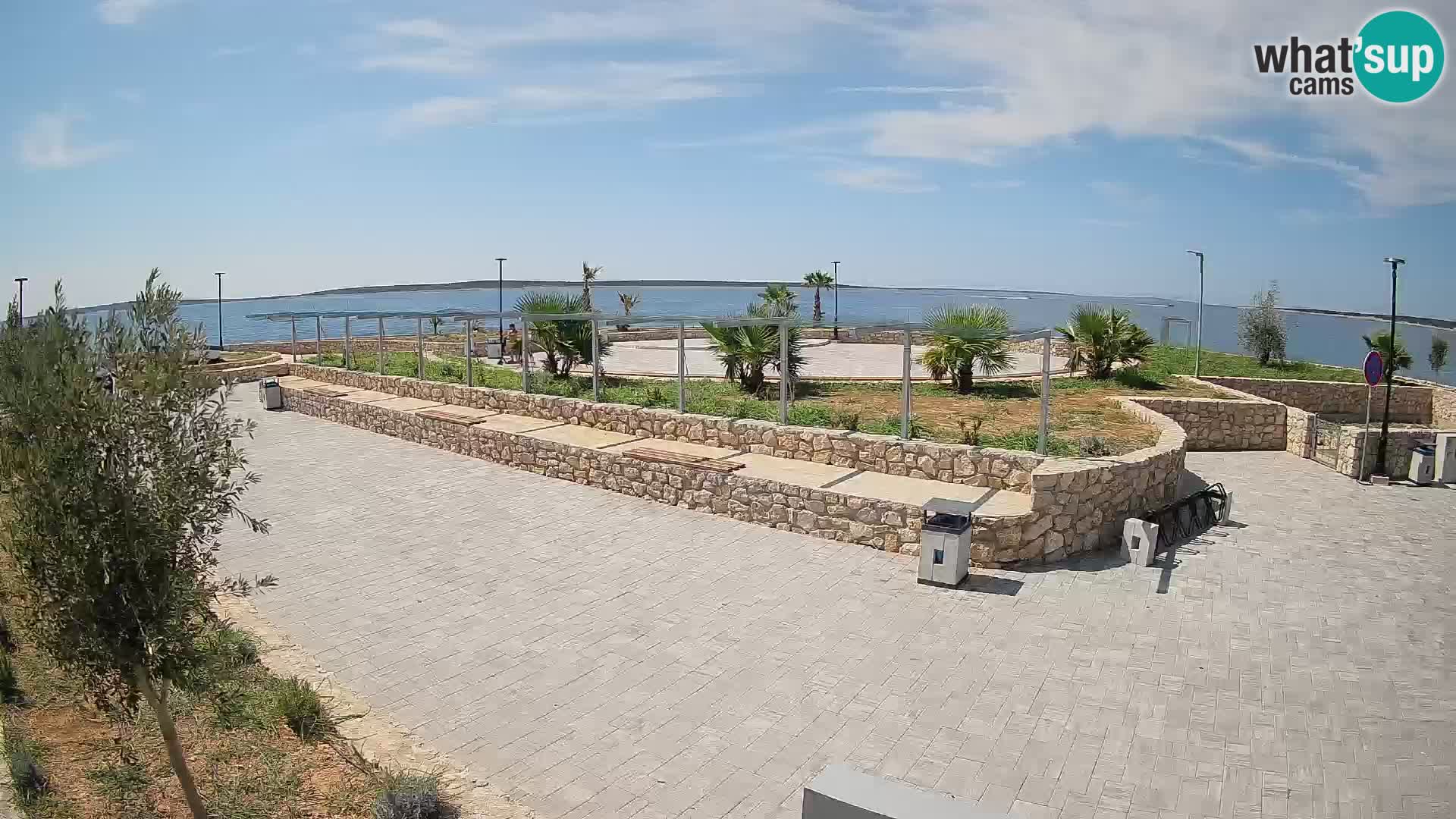 Webcam Mandre – Escenario de verano Velika điga | Isla de Pag