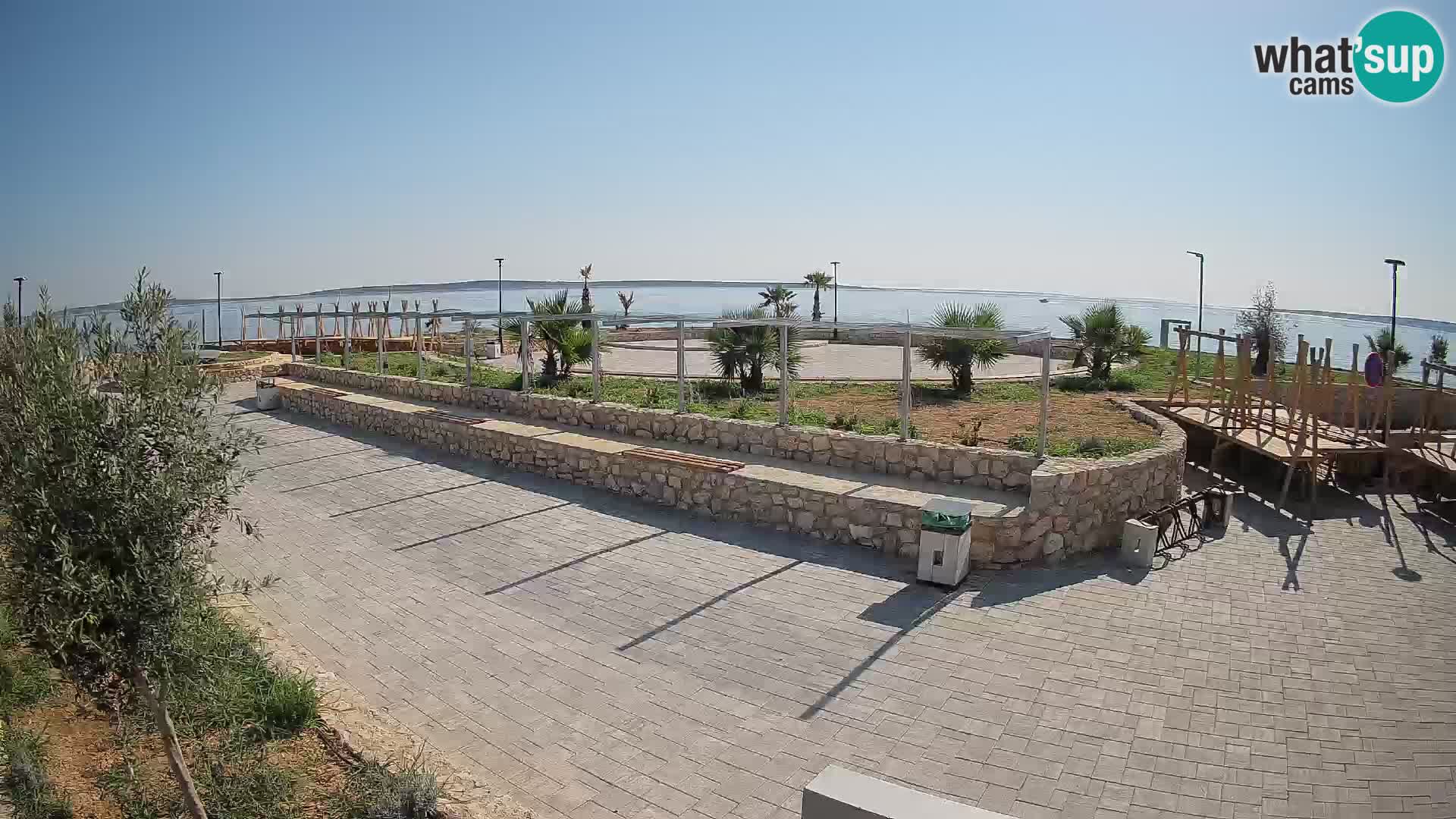 Mandre Summer Stage Webcam – Velika điga | Pag Island