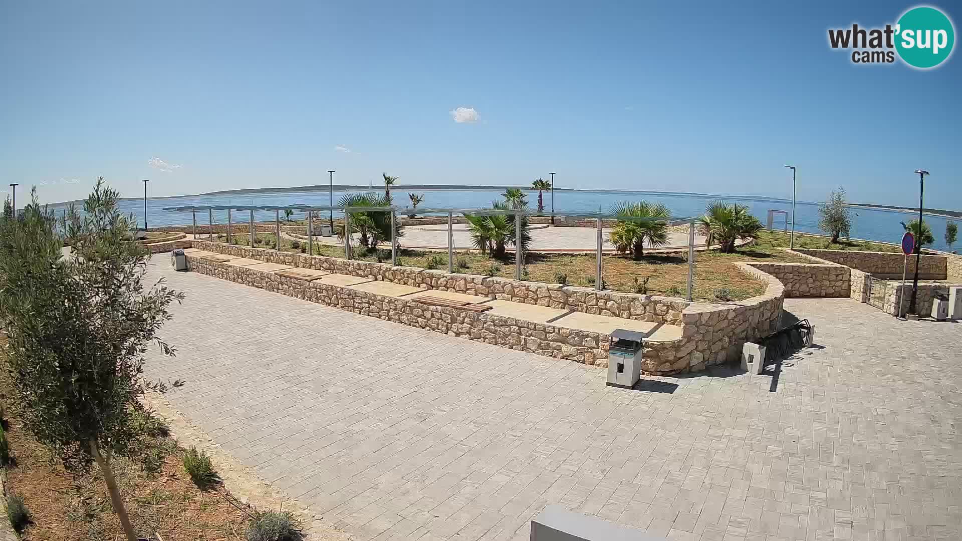 Webcam Mandre – Scène estivale Velika điga | Île de Pag