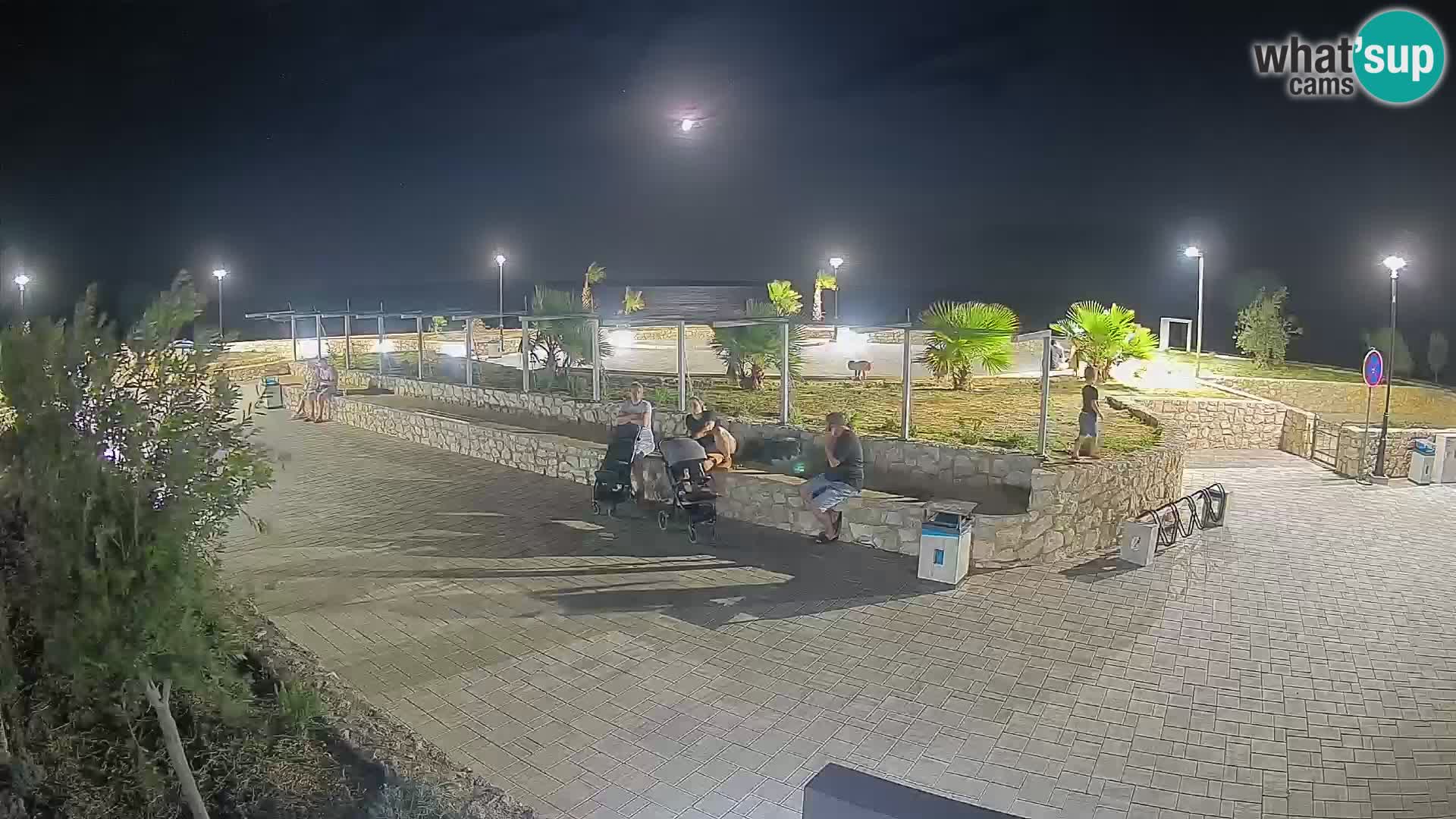 Webcam Mandre – Scène estivale Velika điga | Île de Pag