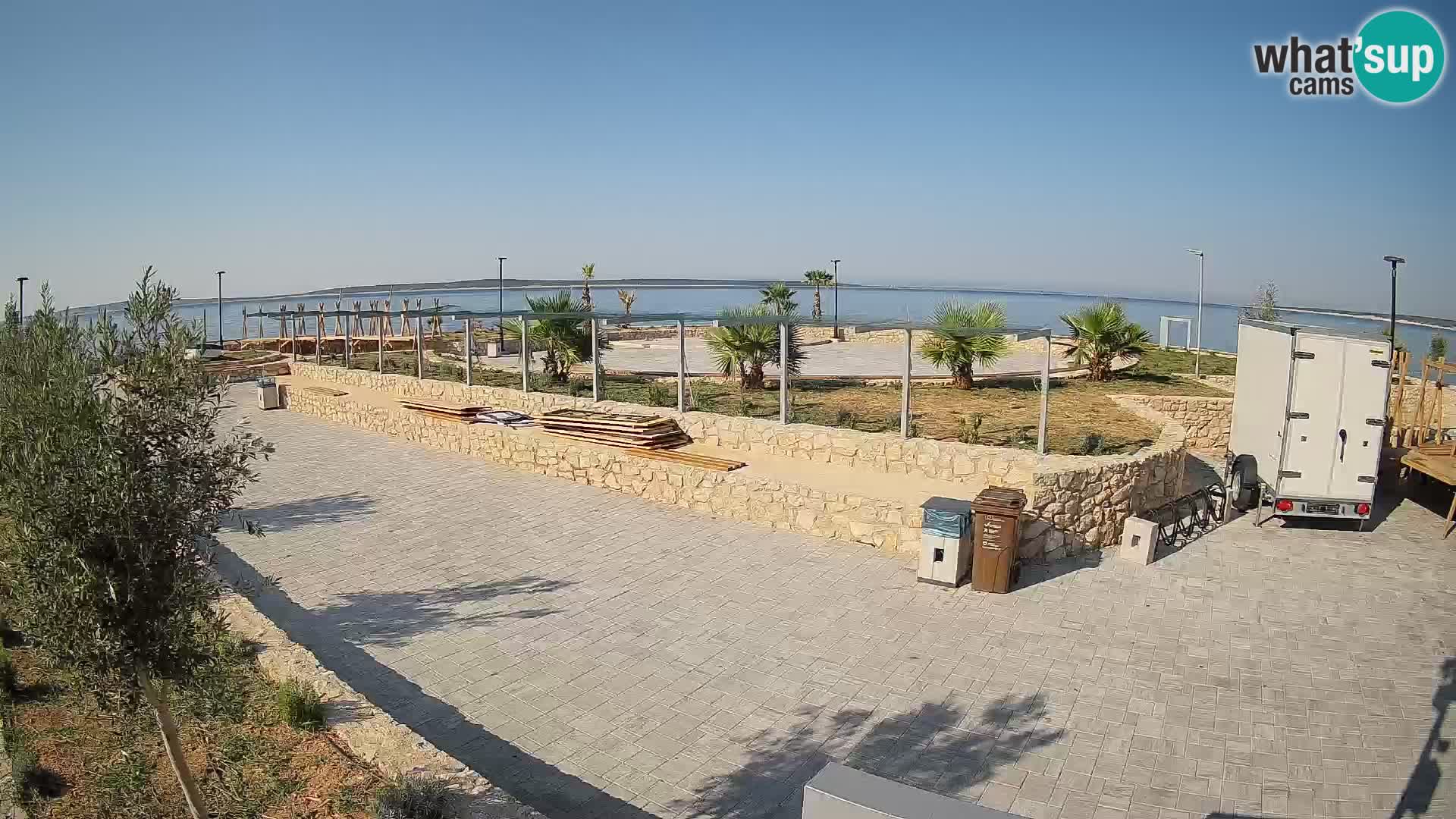 Mandre Summer Stage Webcam – Velika điga | Pag Island