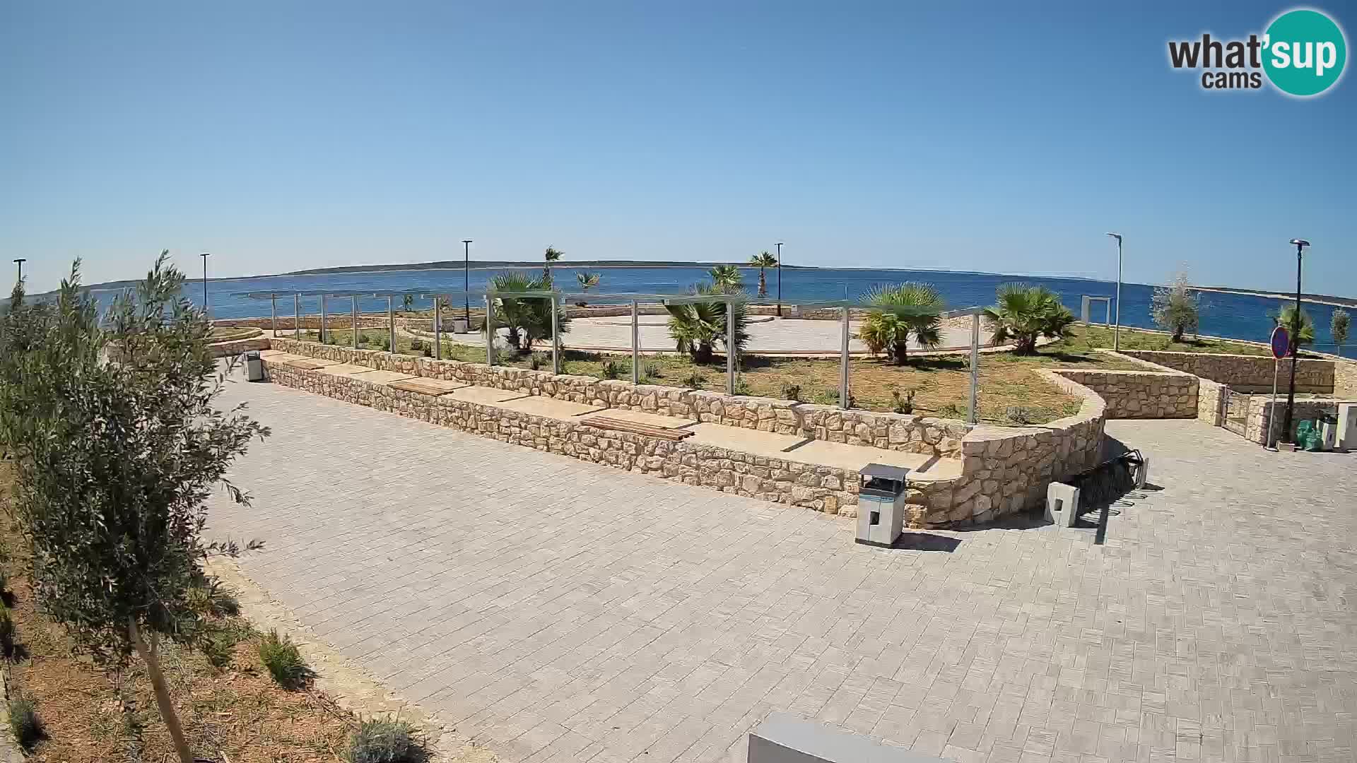 Webcam Mandre – Escenario de verano Velika điga | Isla de Pag