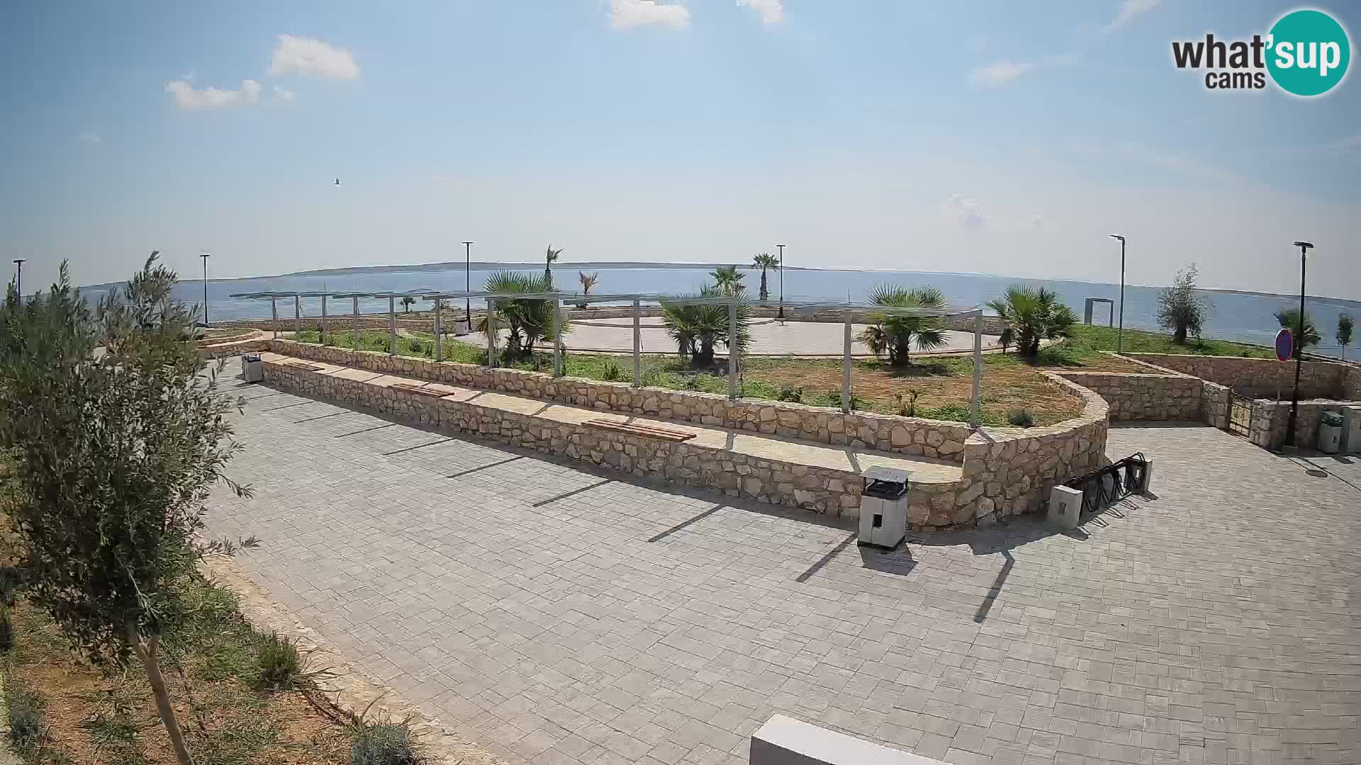 Webcam Mandre – Escenario de verano Velika điga | Isla de Pag