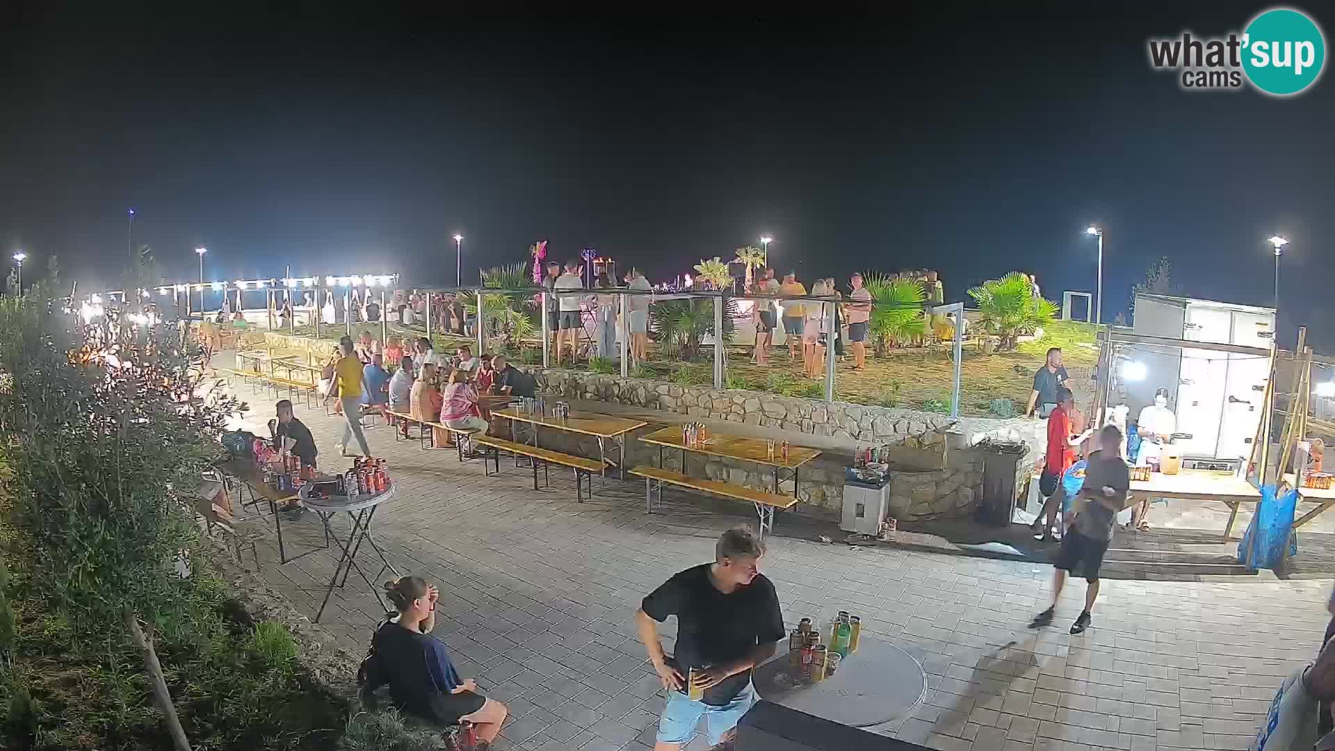 Webcam Mandre – Palco estivo Velika điga | Isola di Pag
