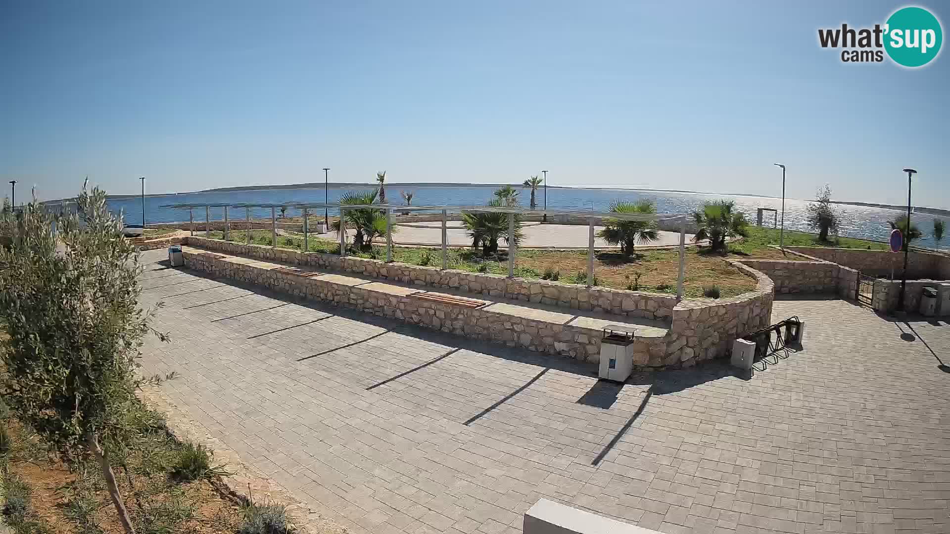 Webcam Mandre – Palco estivo Velika điga | Isola di Pag