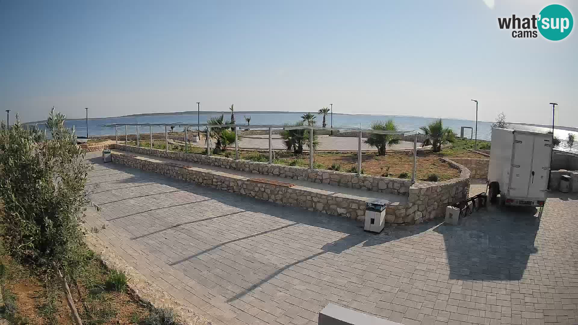 Webcam Mandre – Palco estivo Velika điga | Isola di Pag