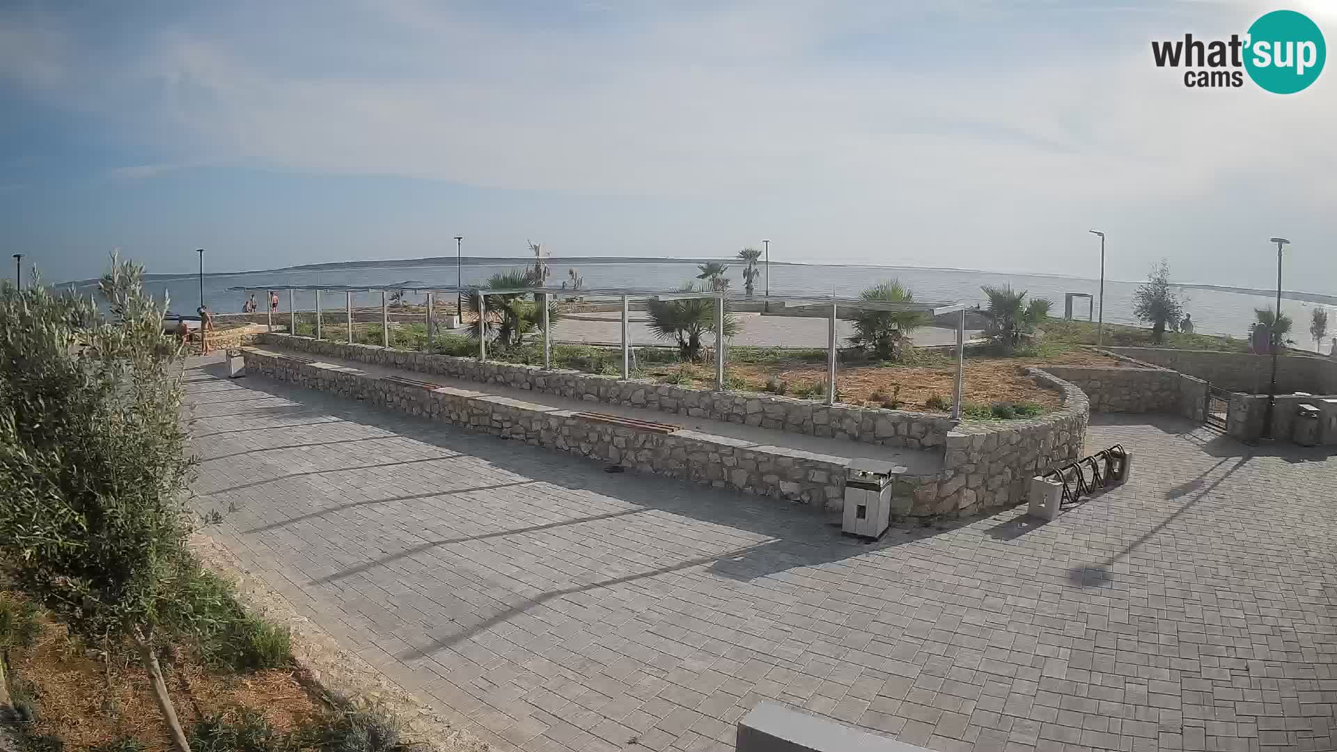Web kamera Mandre – Ljetna pozornica Velika điga | Otok Pag