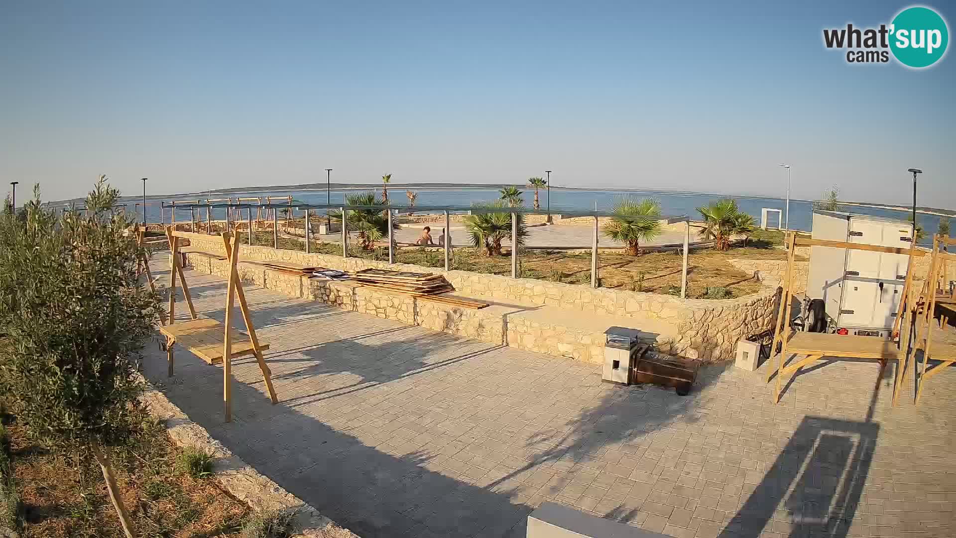 Webcam Mandre – Palco estivo Velika điga | Isola di Pag