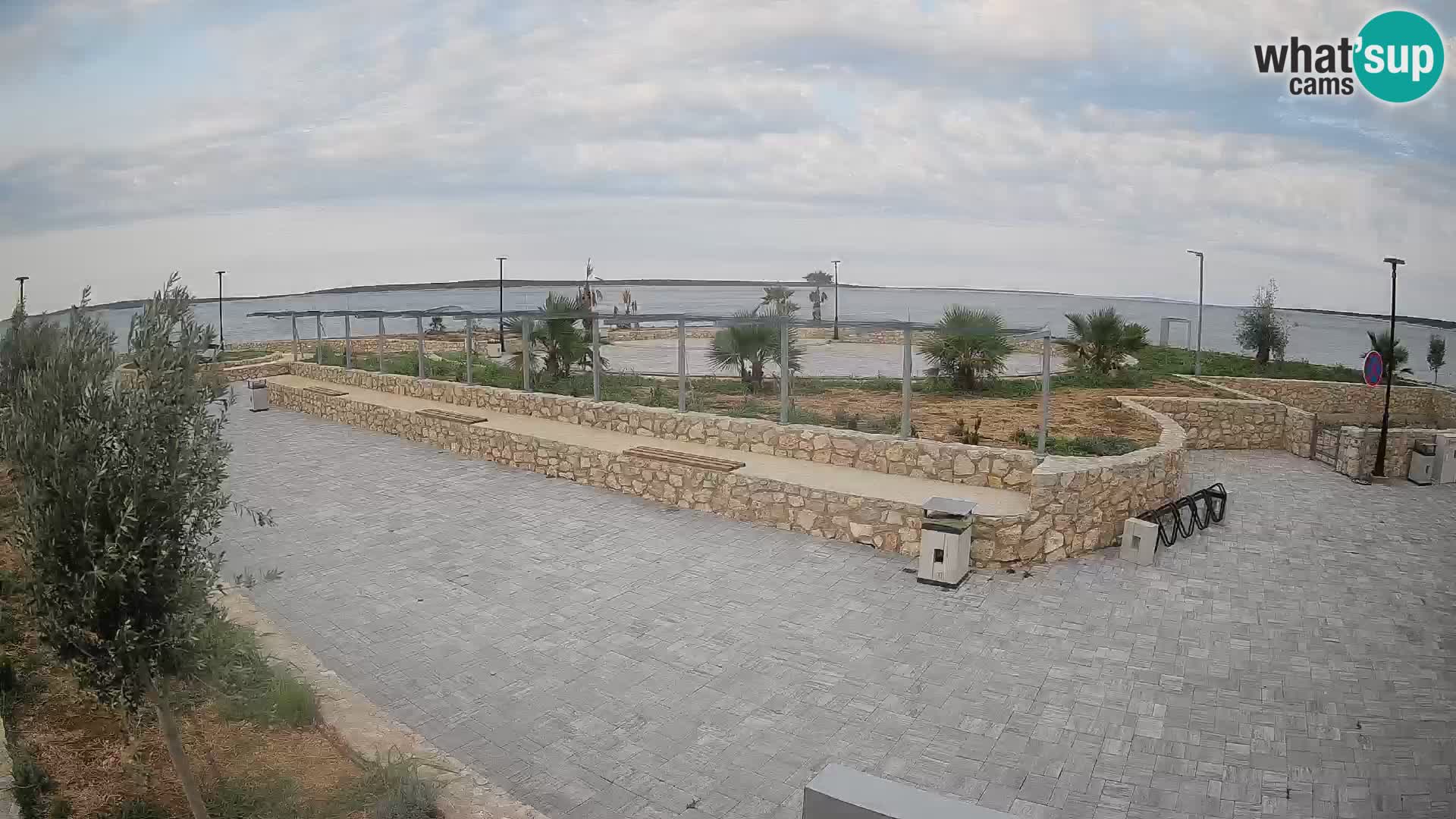 Web kamera Mandre – Ljetna pozornica Velika điga | Otok Pag