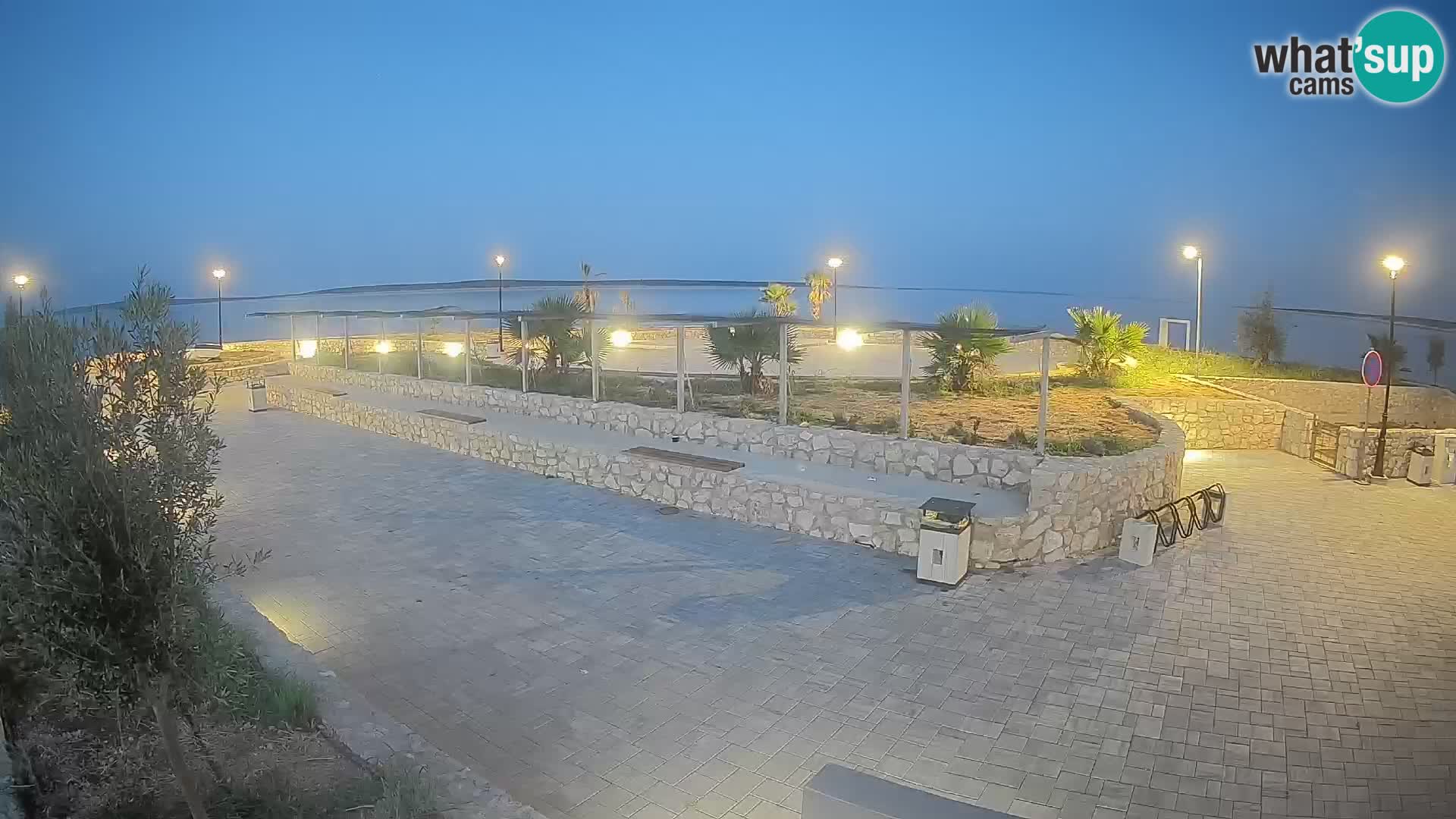 Webcam Mandre – Scène estivale Velika điga | Île de Pag