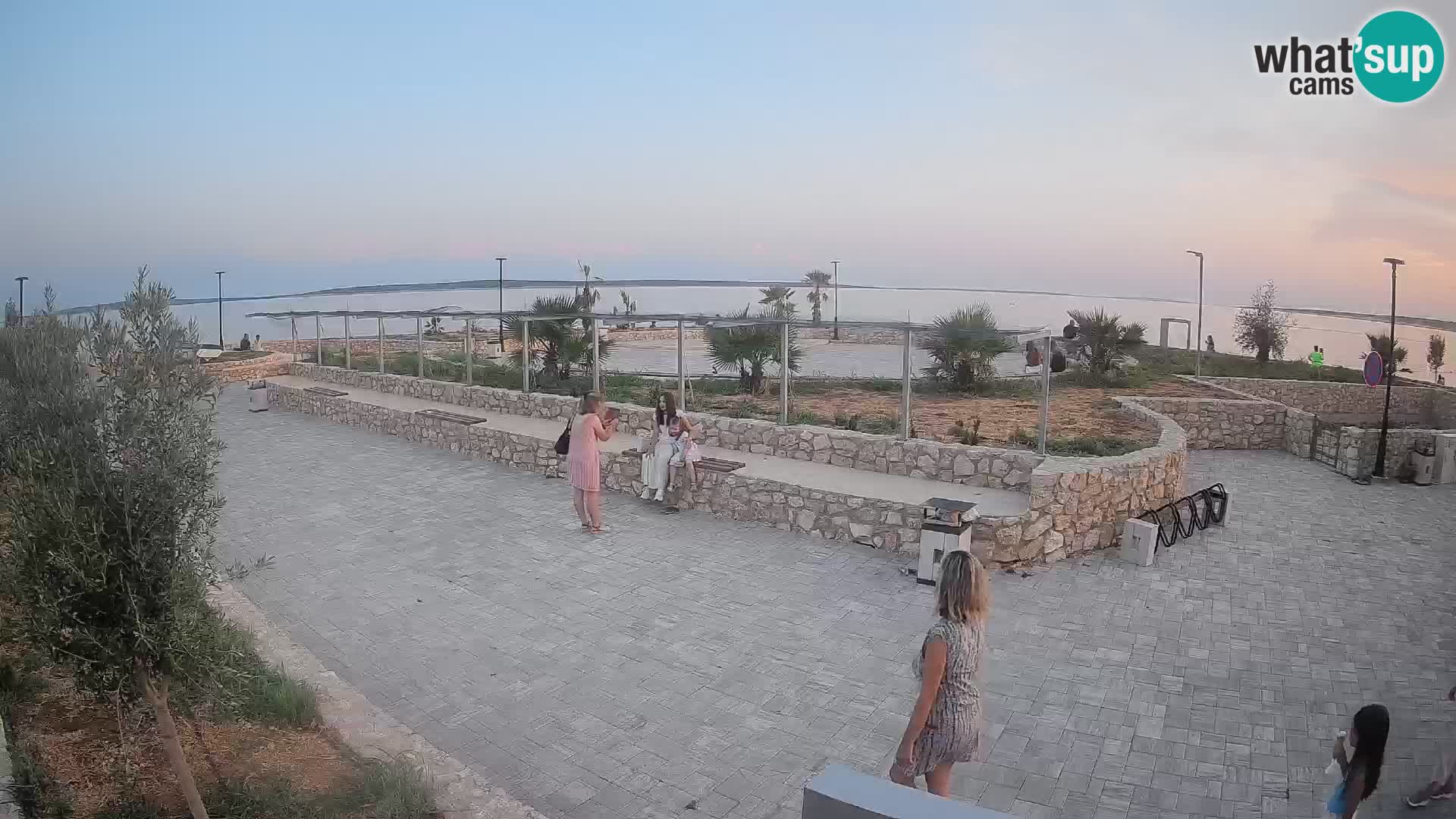 Webcam Mandre – Scène estivale Velika điga | Île de Pag