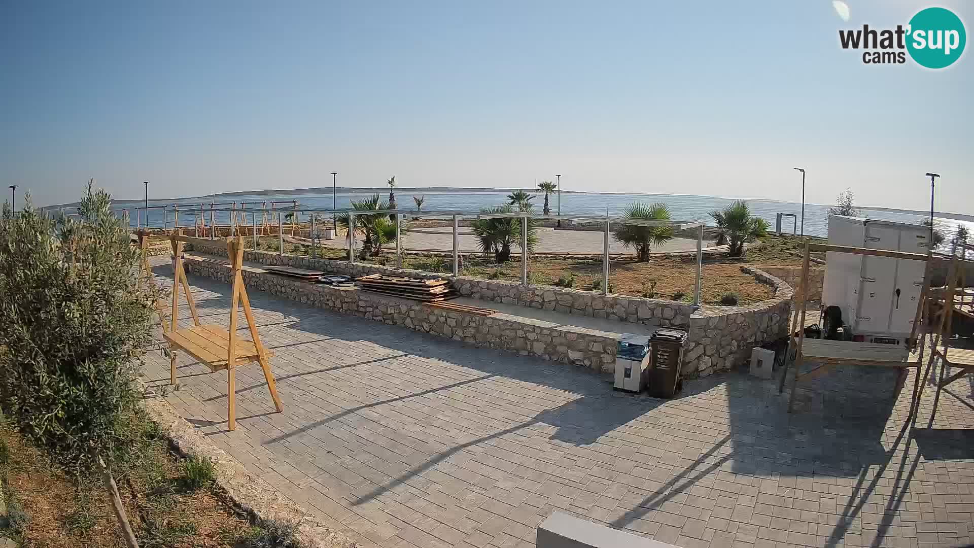 Webcam Mandre – Scène estivale Velika điga | Île de Pag