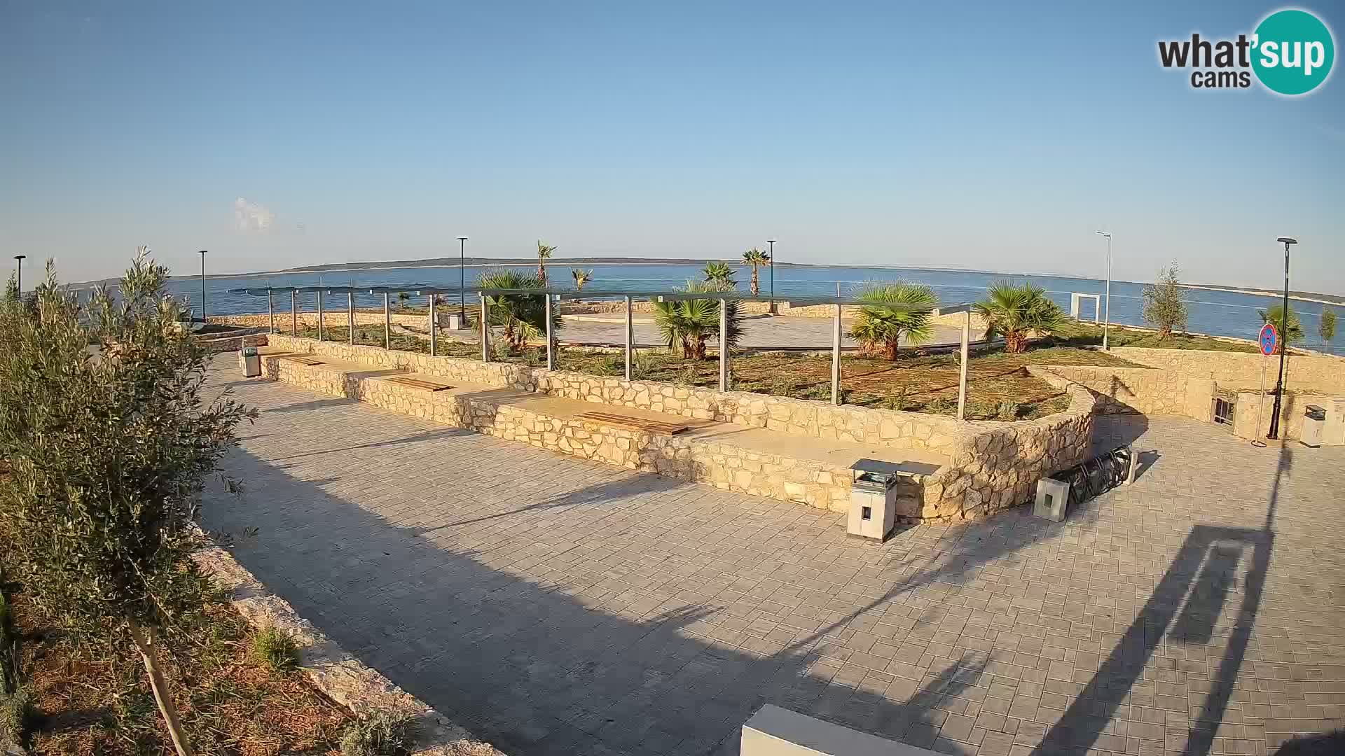 Webcam Mandre – Scène estivale Velika điga | Île de Pag