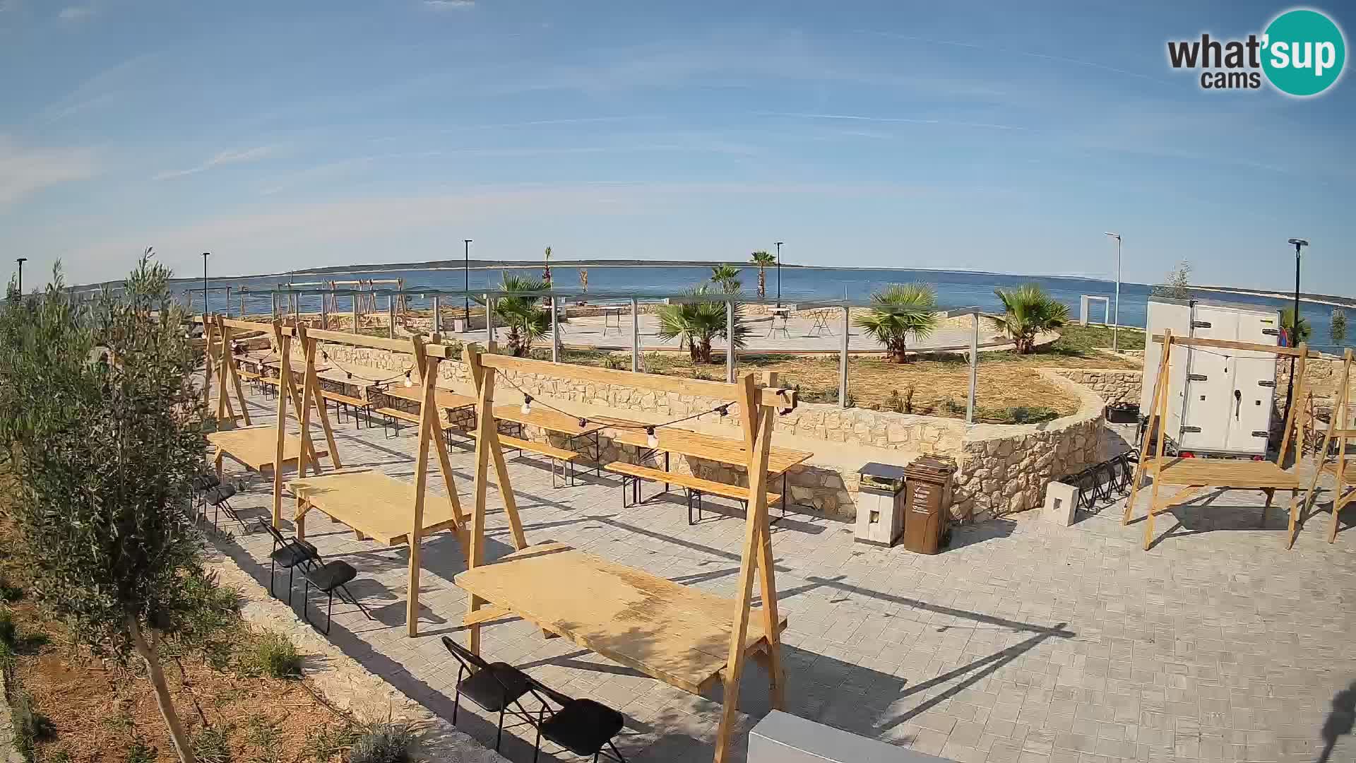 Webcam Mandre – Scène estivale Velika điga | Île de Pag
