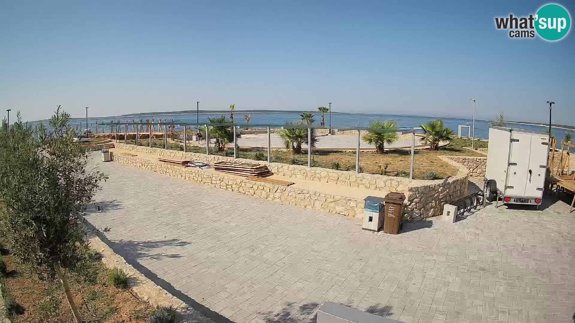 Webcam Mandre – Palco estivo Velika điga | Isola di Pag