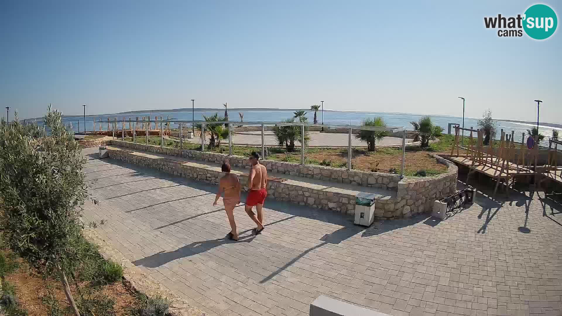Webcam Mandre – Escenario de verano Velika điga | Isla de Pag