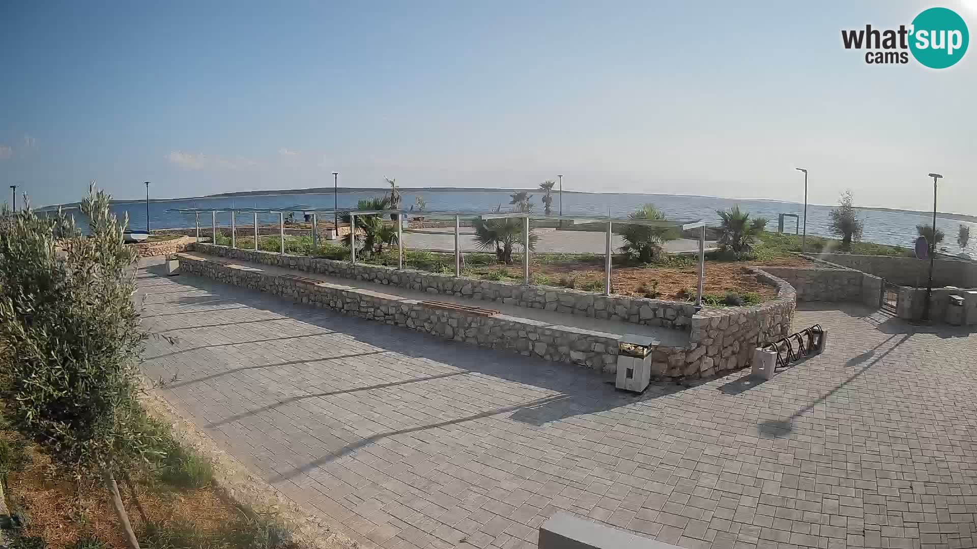 Webcam Mandre – Escenario de verano Velika điga | Isla de Pag